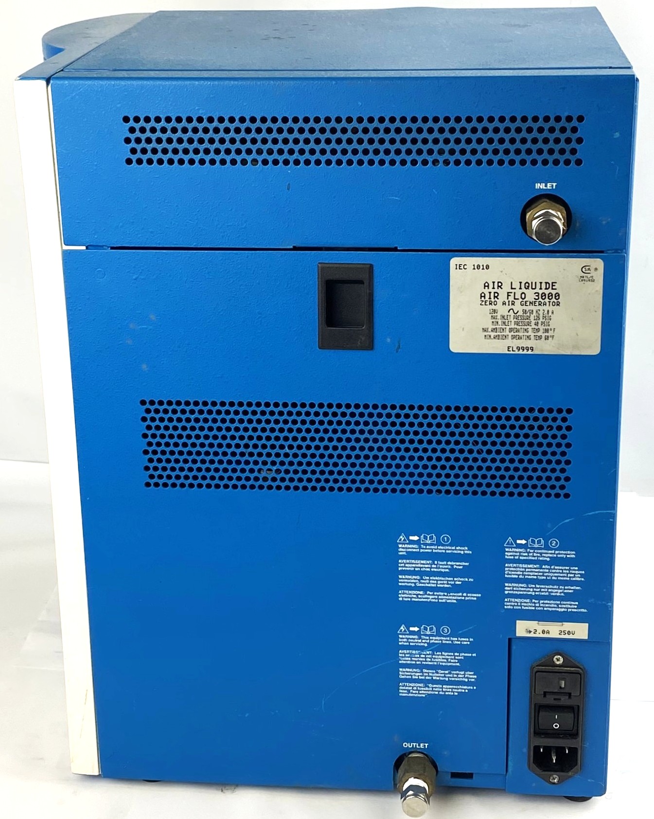 Used Air Liquide ALPHAGAZ Air Flo 3000 Zero Air Generator (3000 cc/min)