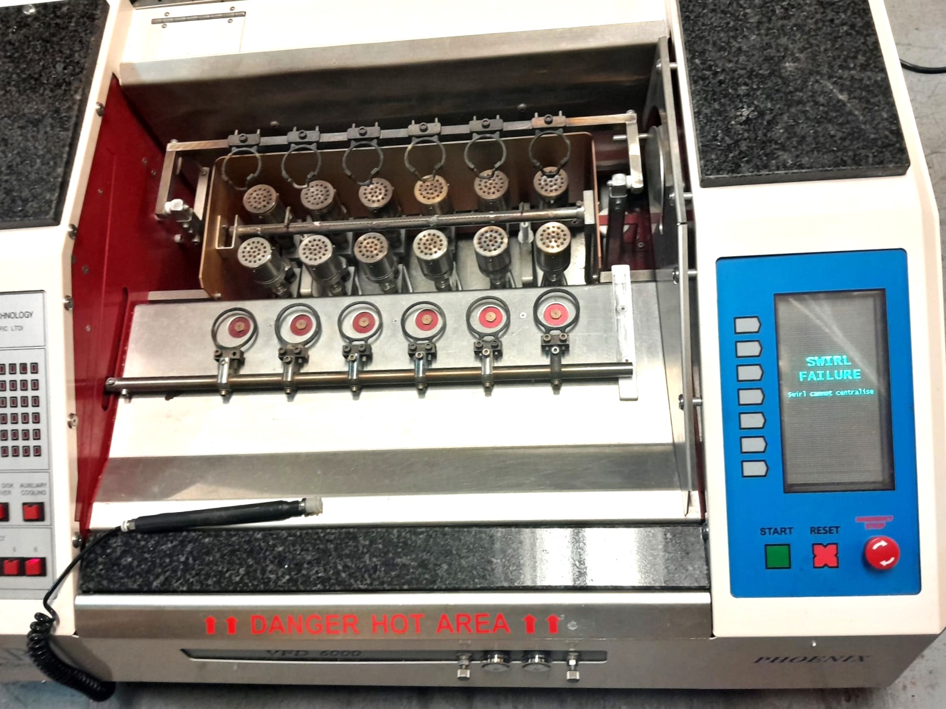 As is Industrial Scientific MX6 iBridXRF Phoenix VFD-6000 Gas Fusion Machine