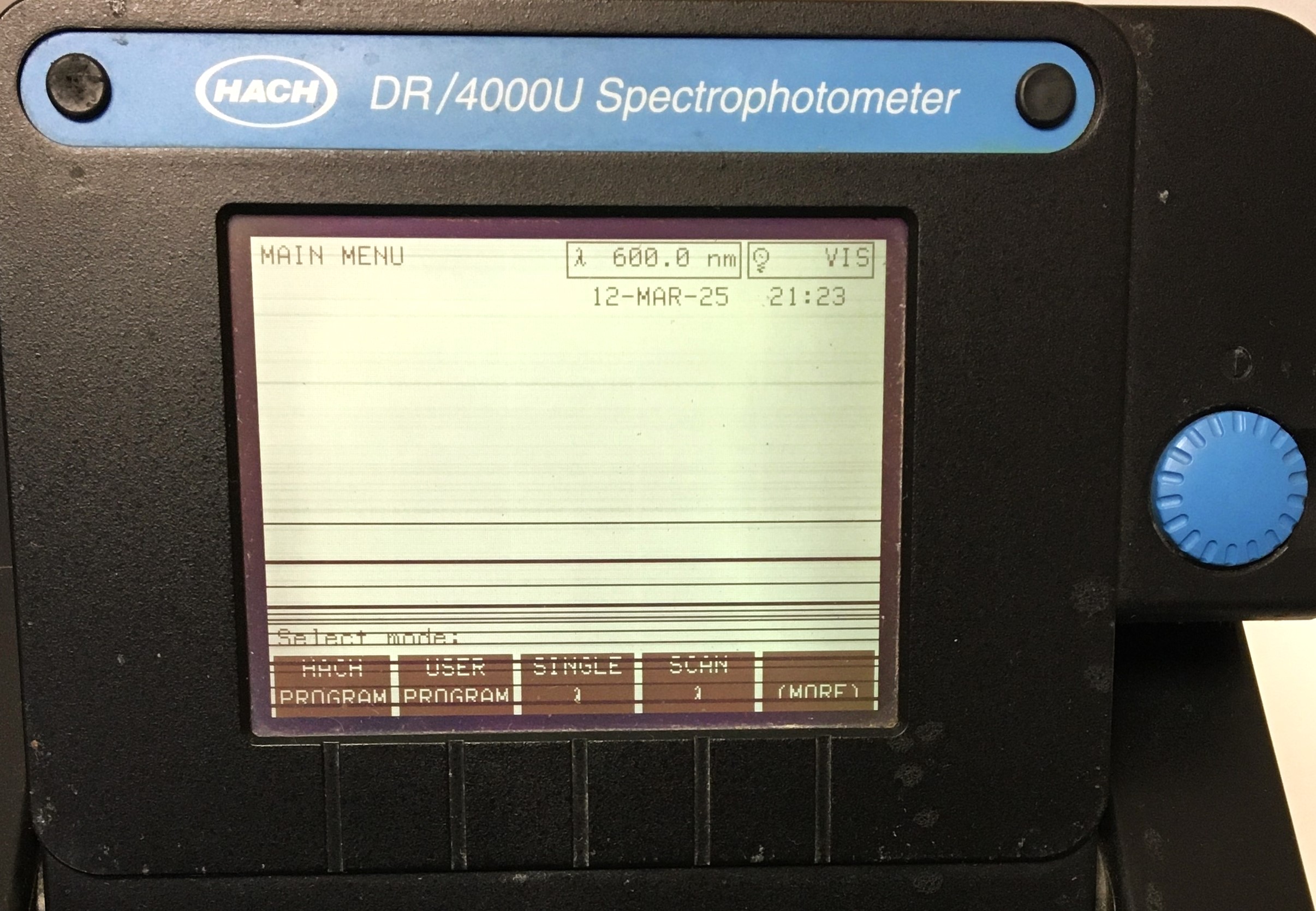 Used Hach DR/4000U Scanning, UV-Visible Spectrophotometer with Accessories (190 to 1100nm)