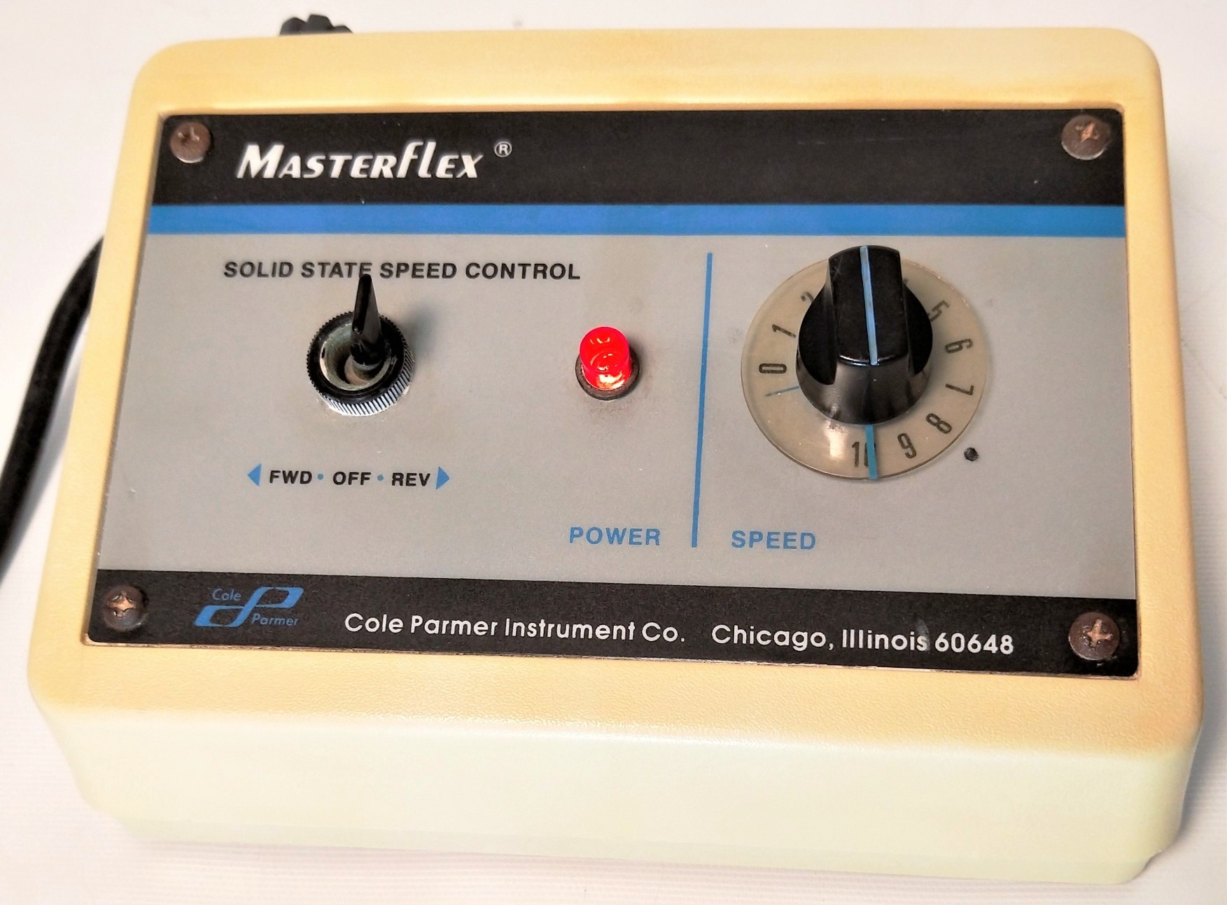 Used Cole-Parmer Masterflex 7553-20 Pump Drive with Solid State Speed Control (6-600rpm)