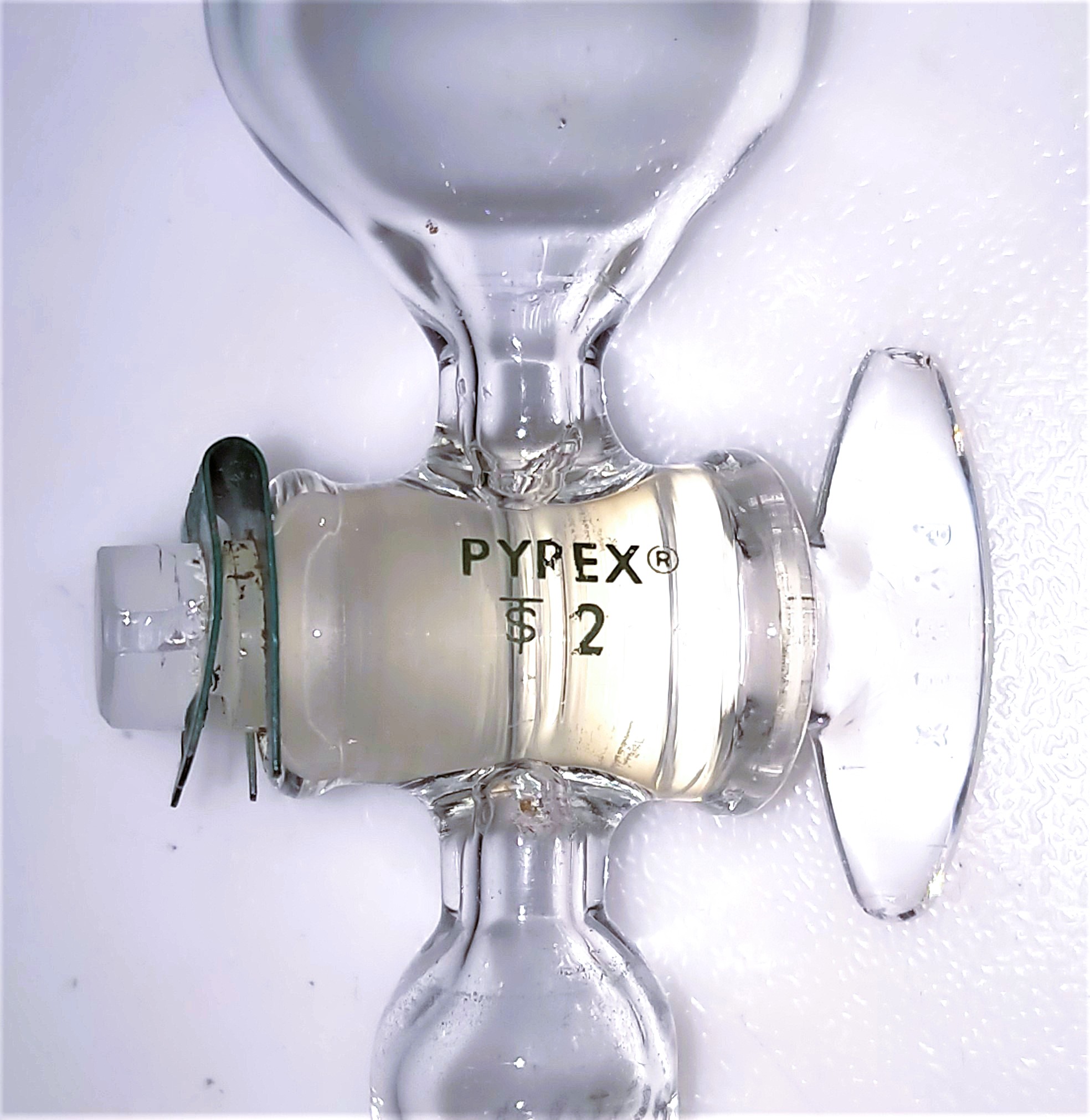Used QuickFit D1/22 100mL Dropping Funnel with Glass Stopcock