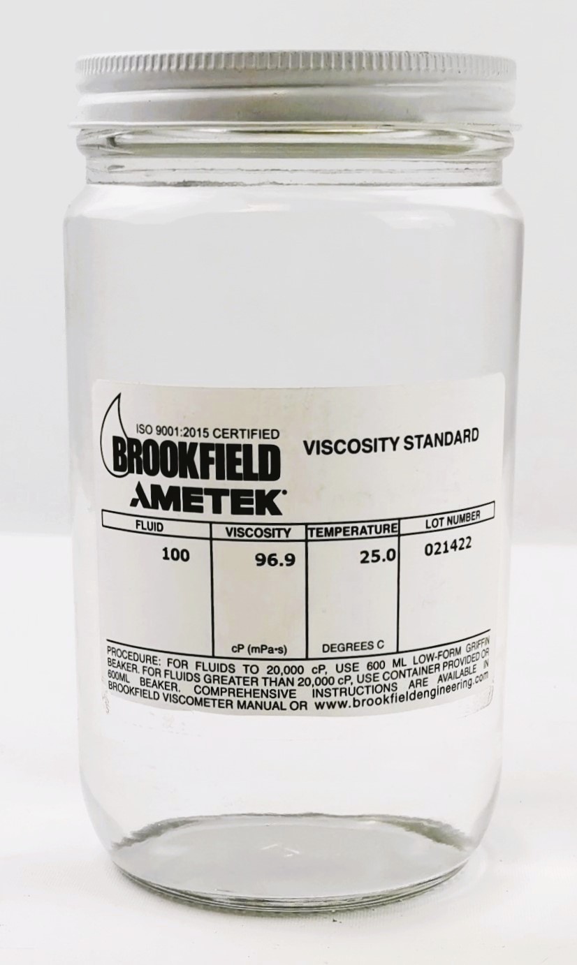 New Brookfield #100 Viscosity Standard (100cp)