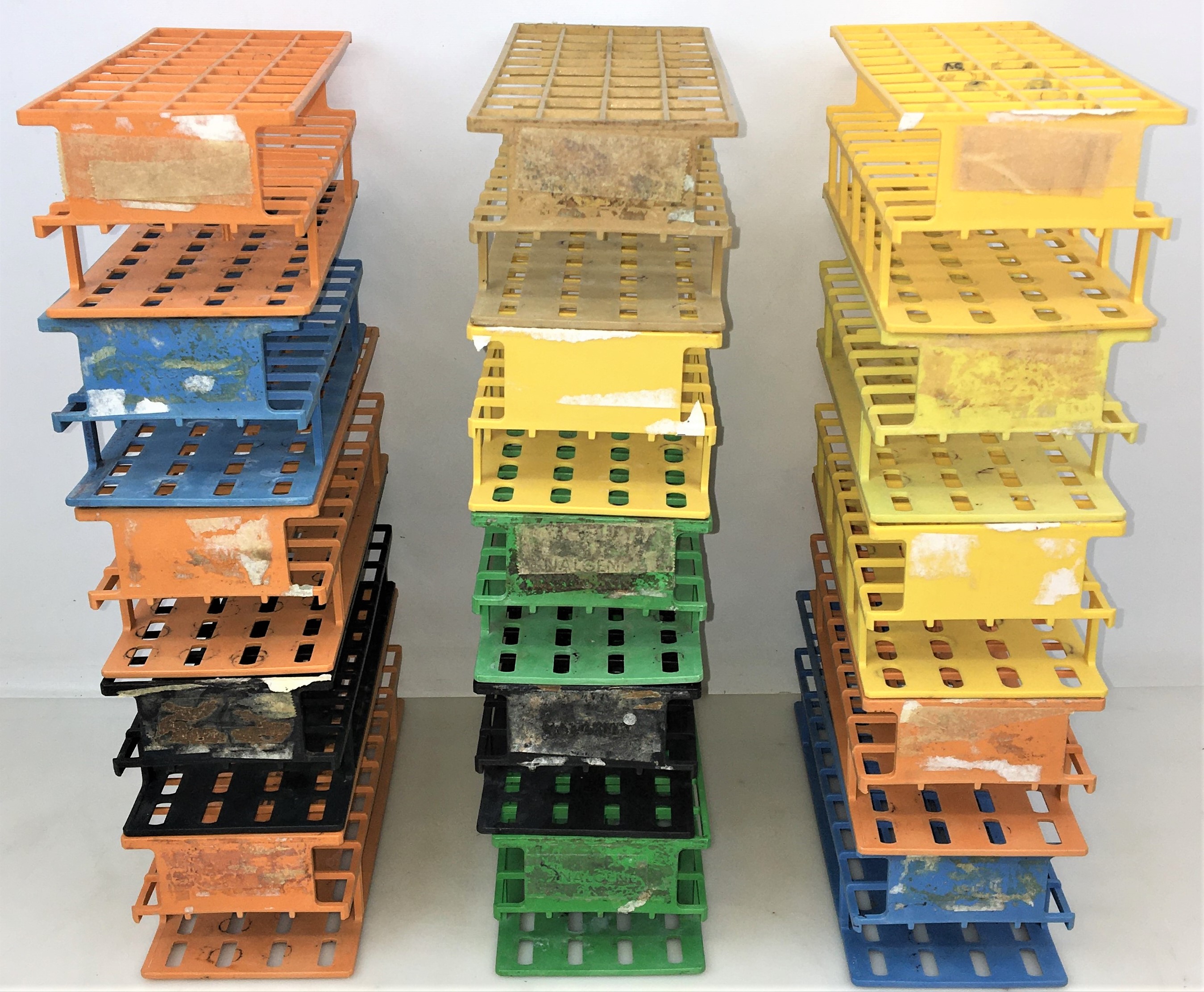 Used Nalgene 5970 Unwire Polypropylene Test Tube Rack