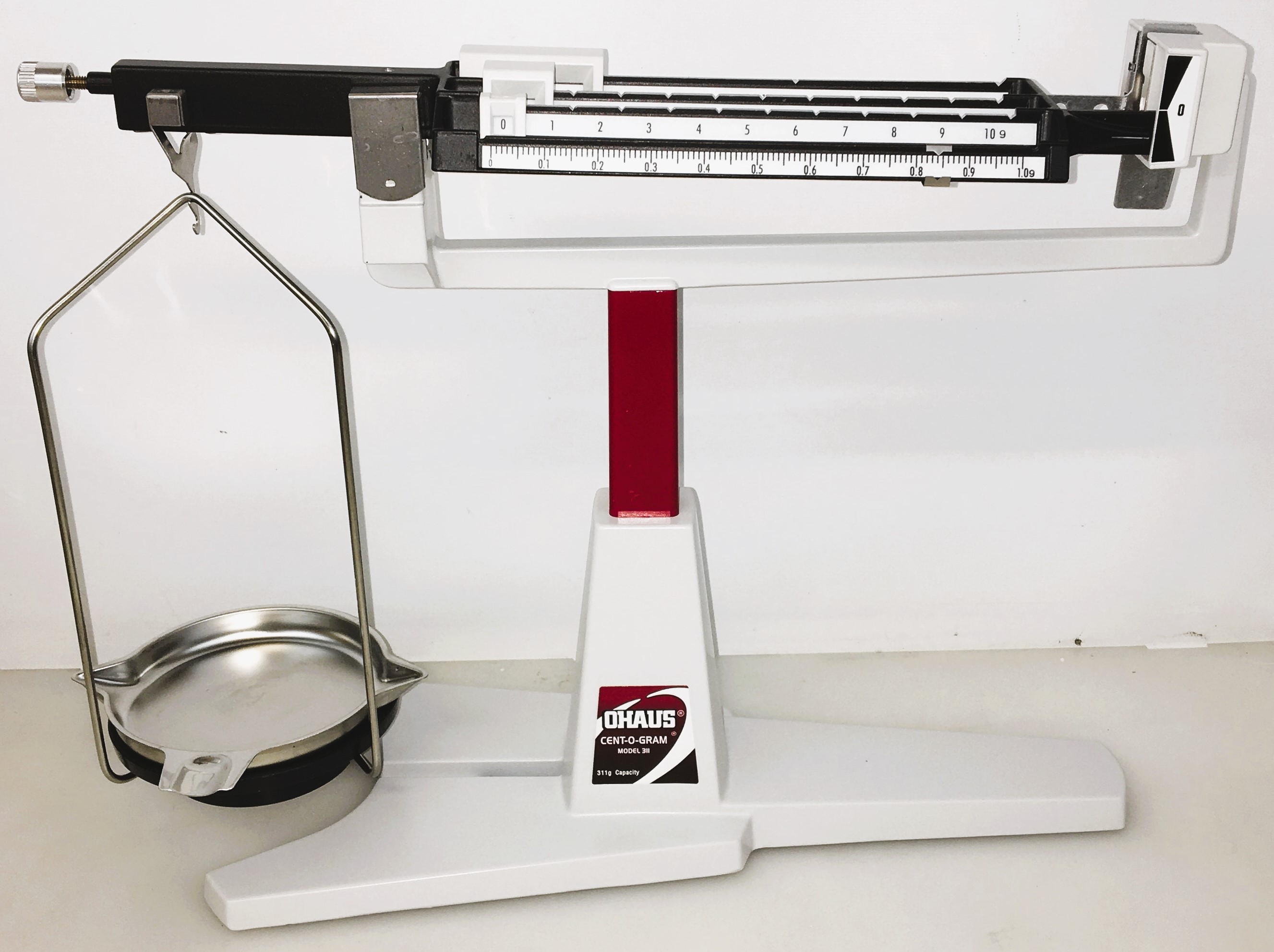 New Open Box Ohaus Cent-O-Gram 311 Triple Beam Balance (311g x 0.01g)