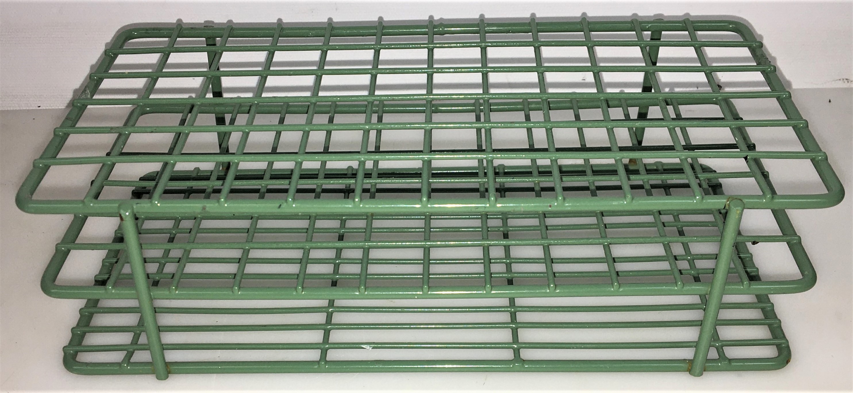 Used Epoxy Coated Wire Centrifuge Tube or Culture Tube Rack