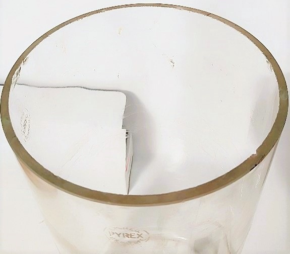 Used Corning PYREX 6945-13L Round Chromatography Tank - 13.2L