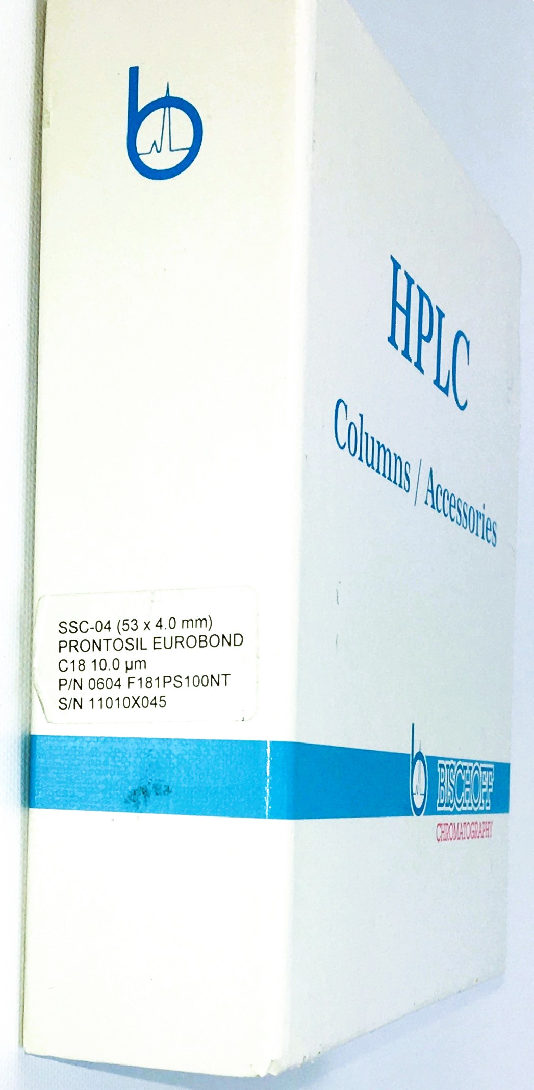 New Open Box Bischoff ProntoSIL Eurobond C18 (SSC-04) LC Column (4.0mm x 53mm x 10.0µm)