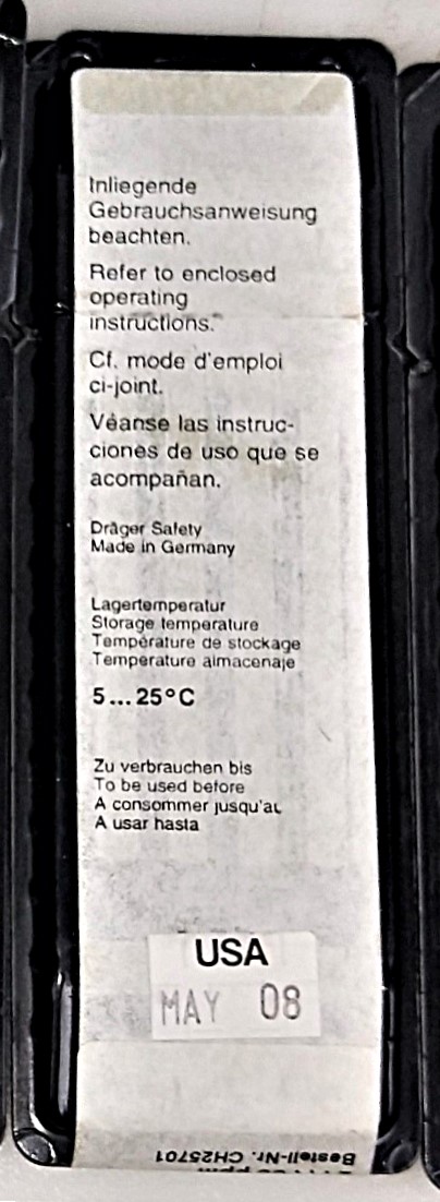 Used Draeger Model 31 Multi-Gas Detector Pump with Case and Assorted Tubes