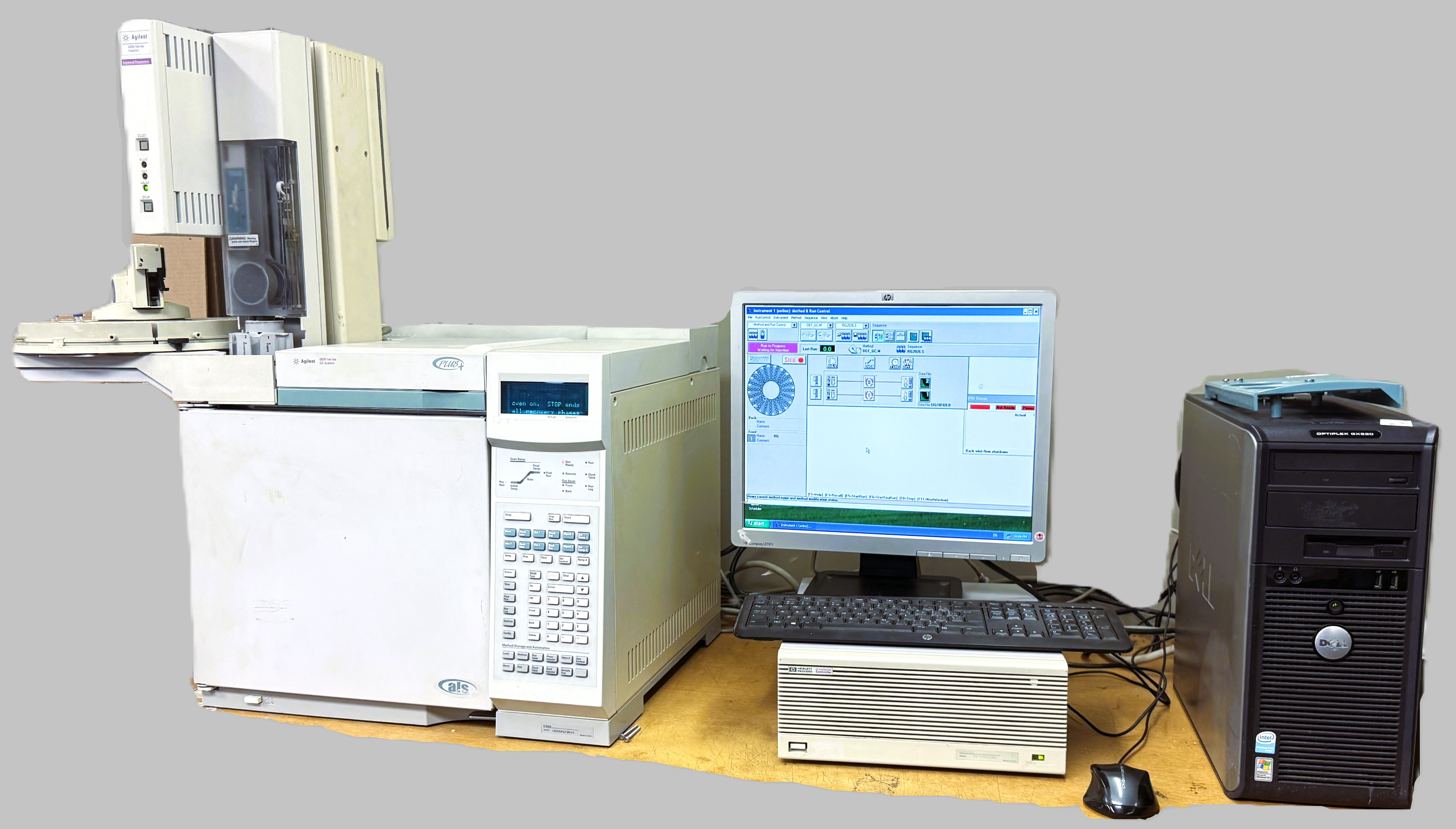 Used Agilent 6890 Series (G1530A) Dual FID Gas Chromatograph with Autosampler (240V)