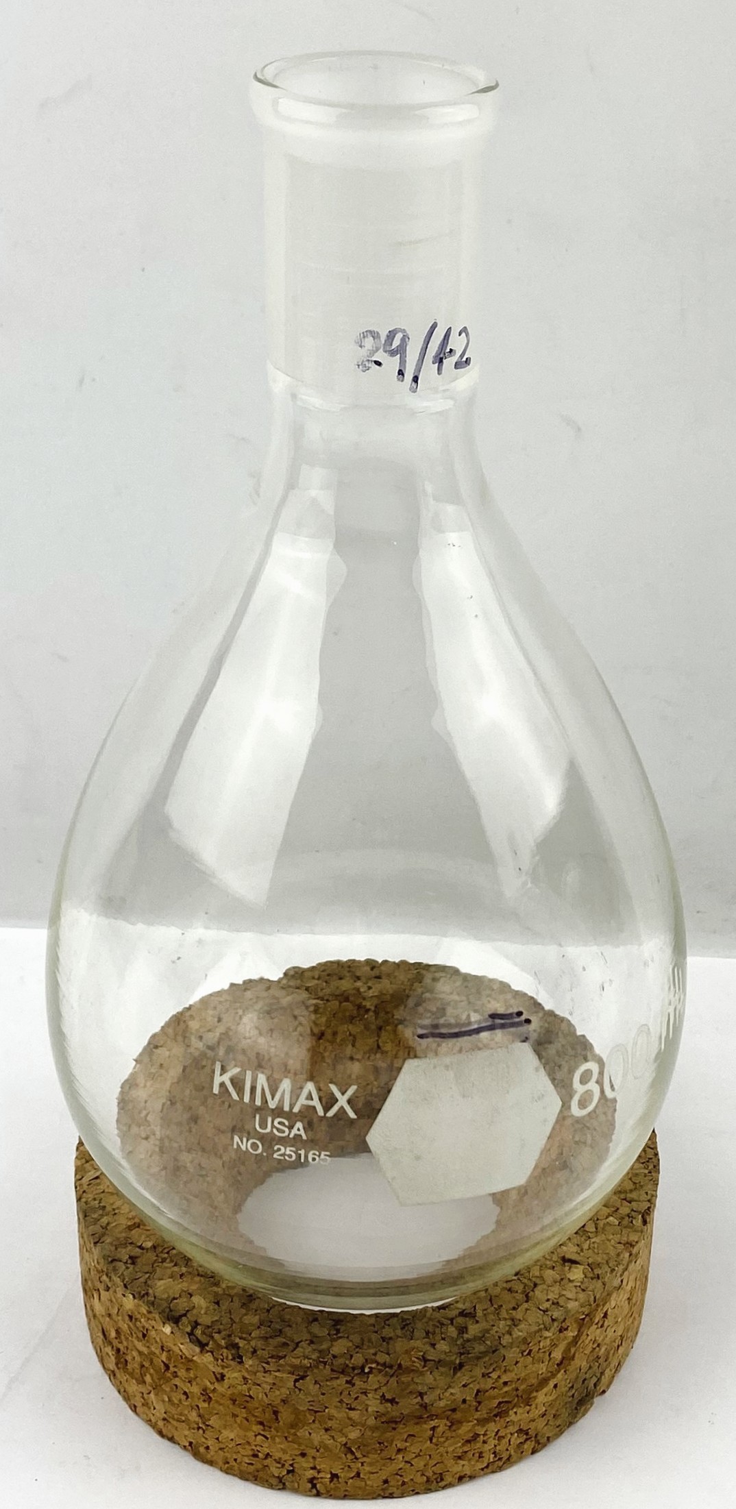 Used Kimble 25165 KIMAX 800mL Recovery Flask