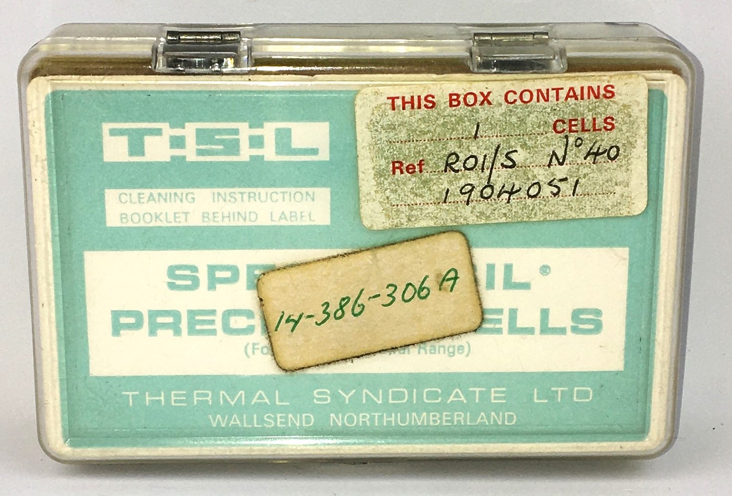 Used TSL 1904051 Spectrosil Precision Quartz Micro Cuvette with Stopper