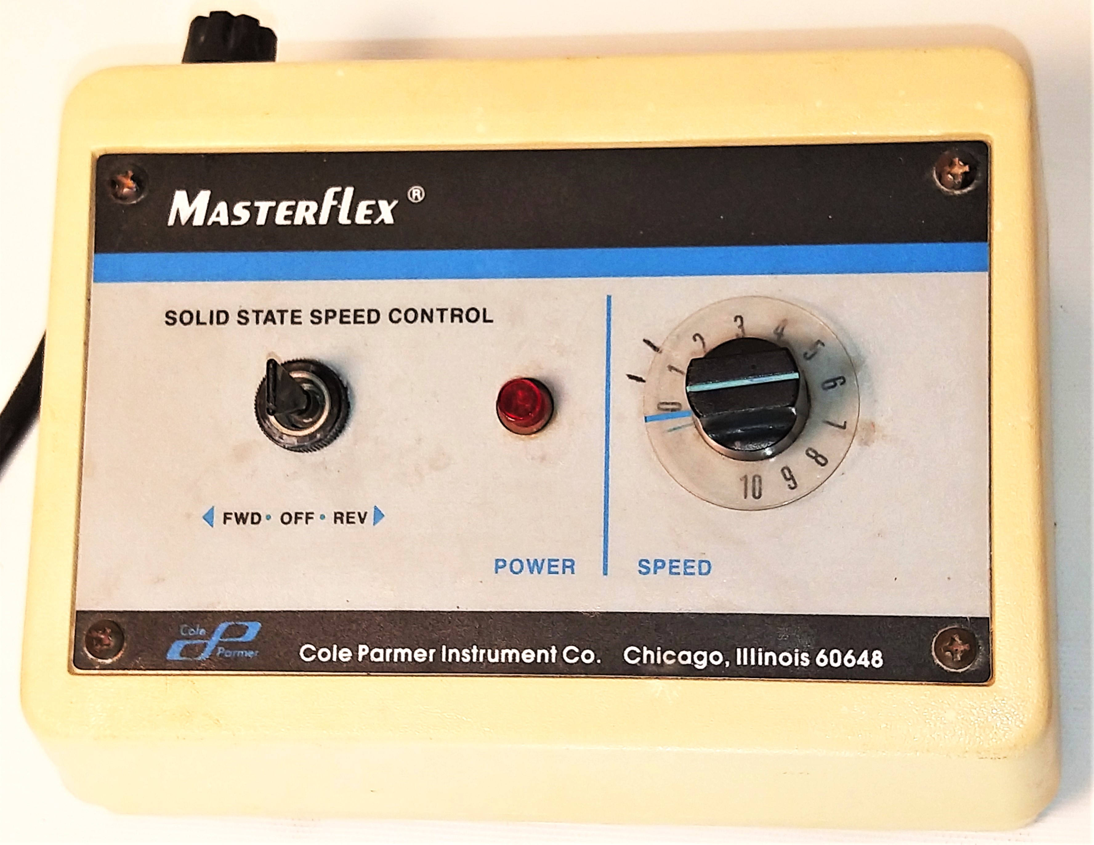 Used Cole-Parmer Masterflex 7553-30 Pump Drive with Solid State Speed Control (1-100rpm)