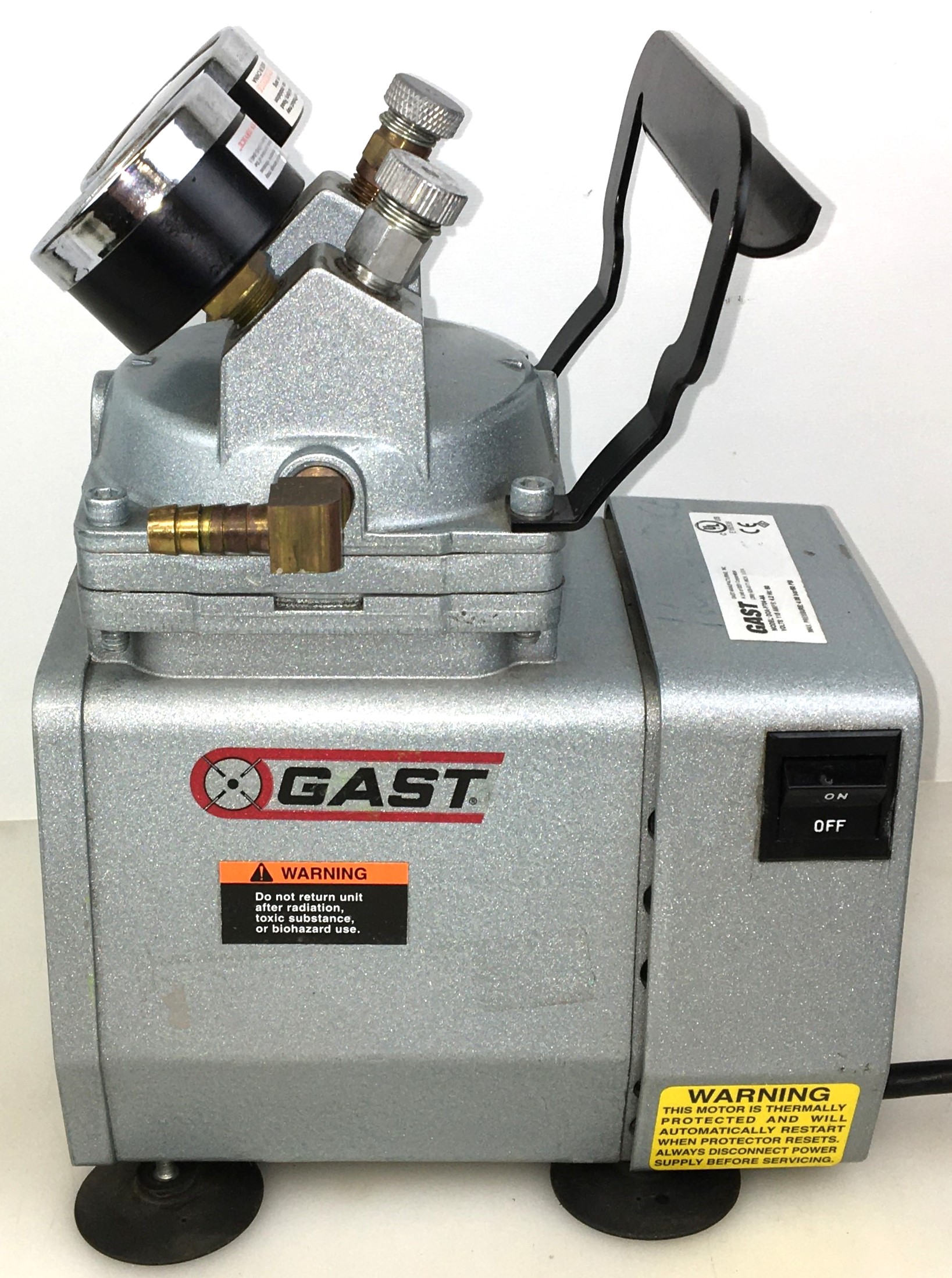 Used Gast DOAP704AA HighCapacity Vacuum Pump for Sale at Chemistry