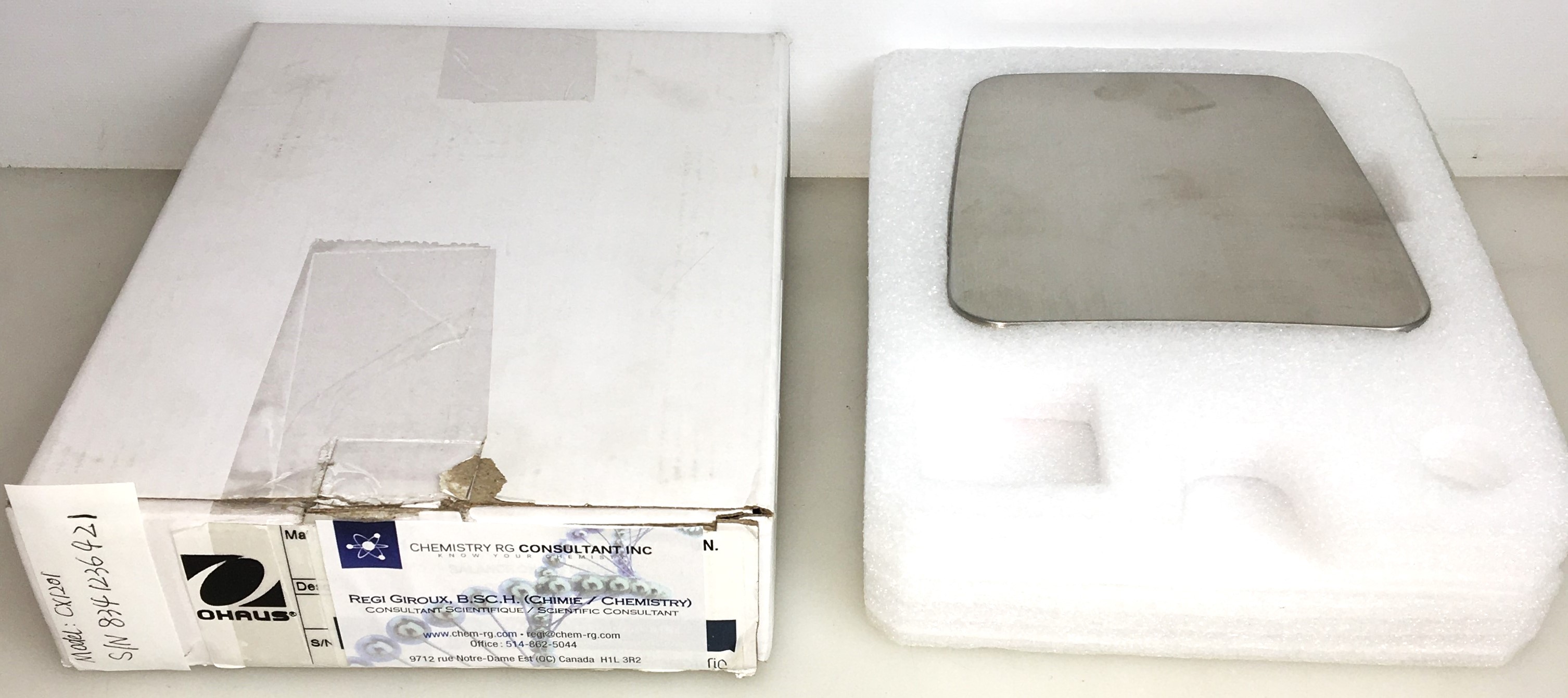 New Open Box Ohaus Compass CX1201 Portable Balance (1200g x 0.1g) 