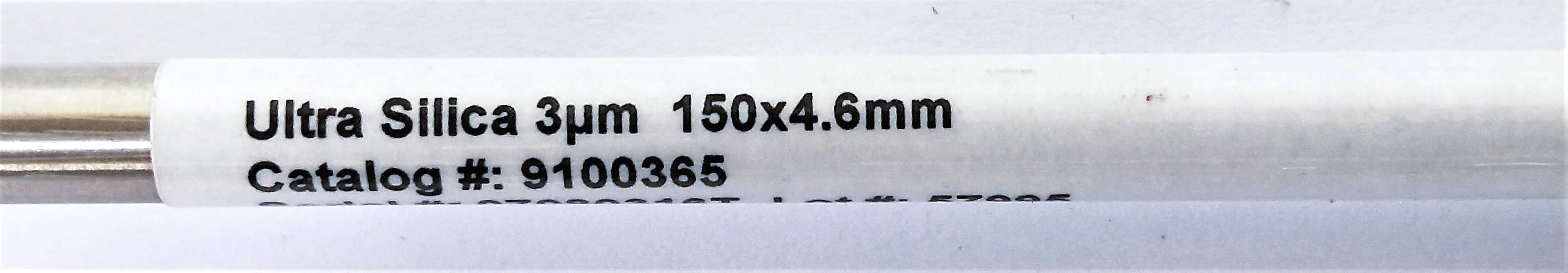 Used Restek Ultra Silica 9100365 LC Column (15 cm × 4.6 mm x 3µm)