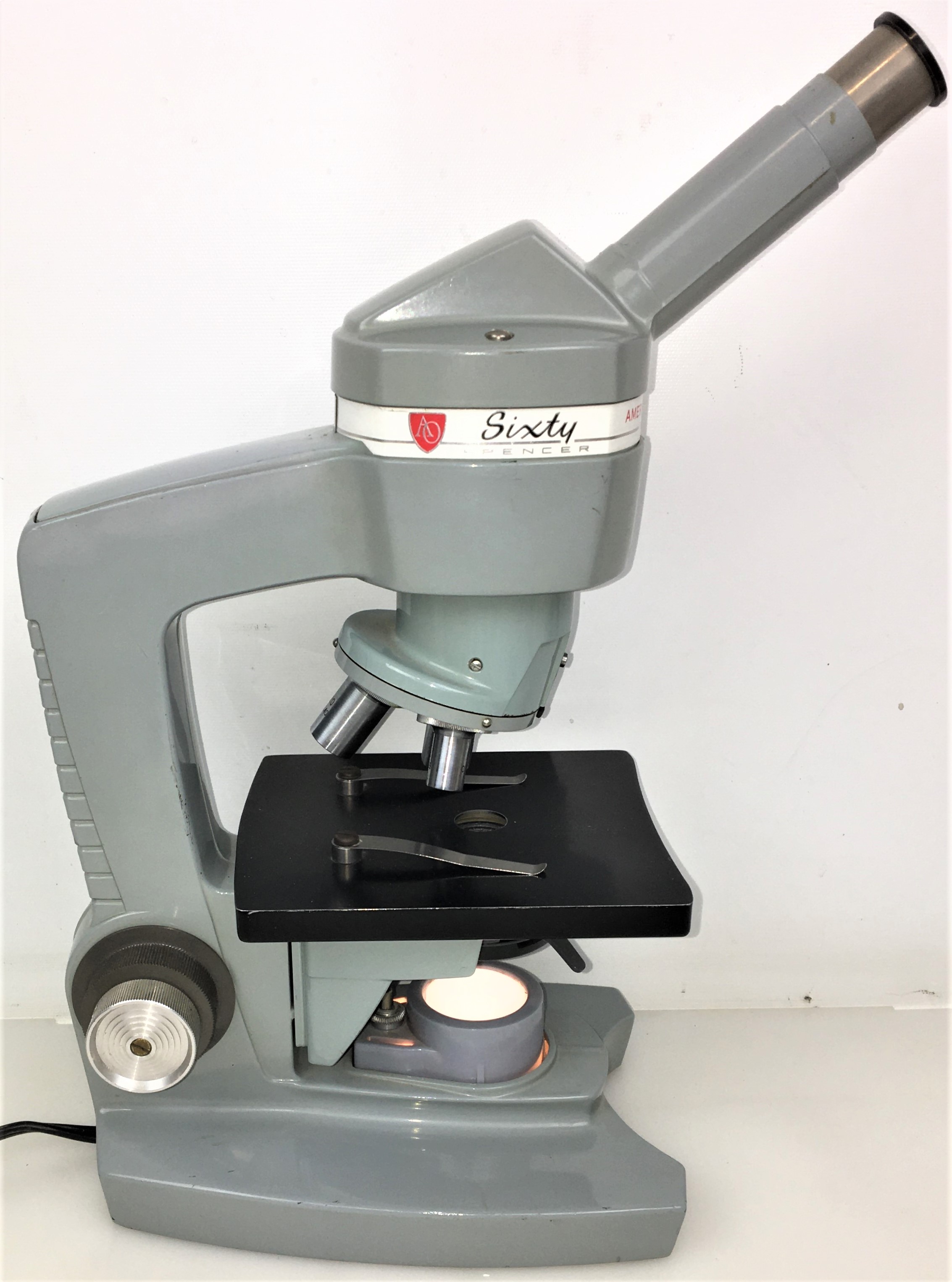 Used American Optical Spencer Sixty Monocular Microscope - 120X to 320X