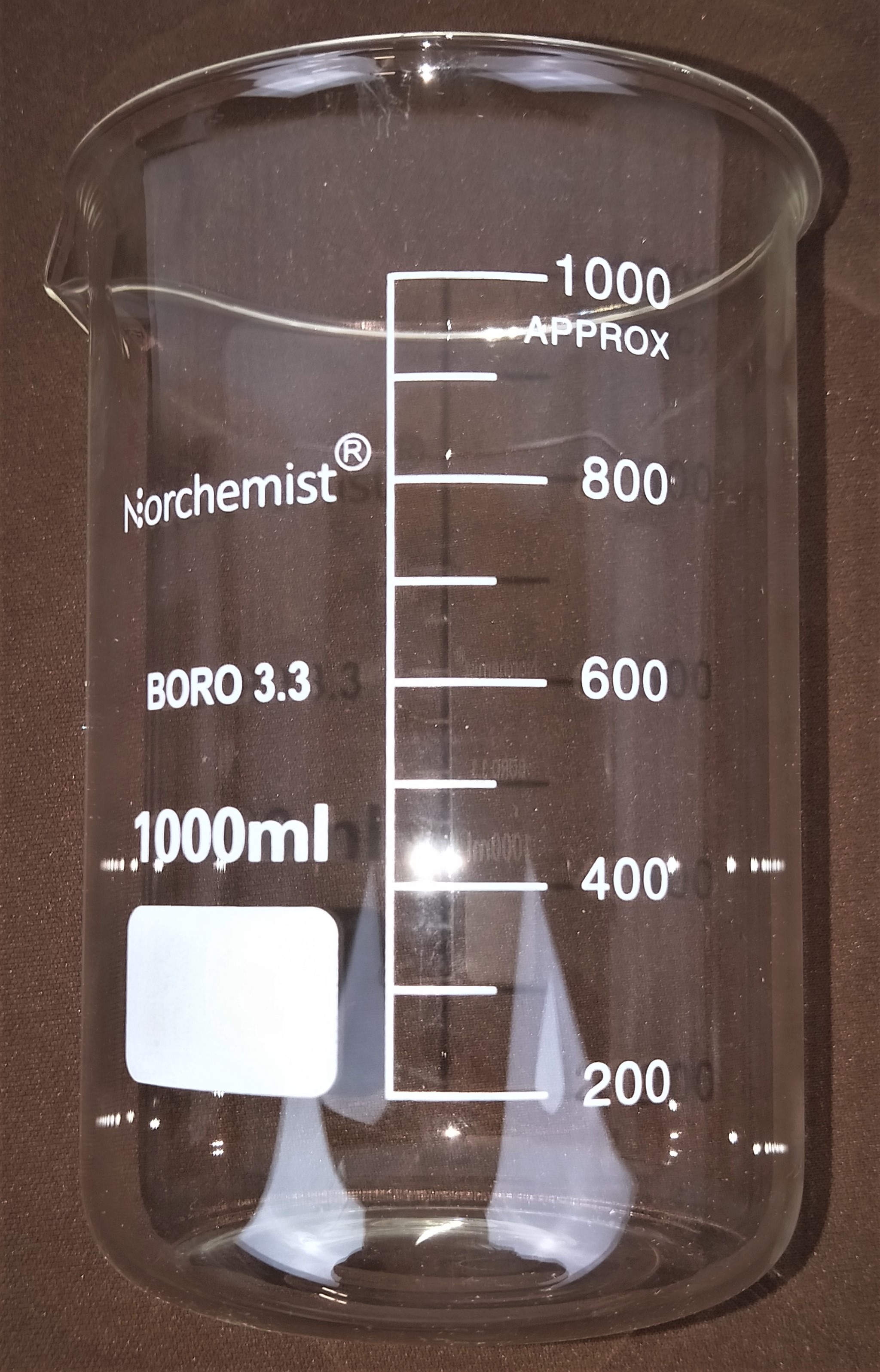 New Norchemist GP-BE-0106 Graduated Beaker - 1L