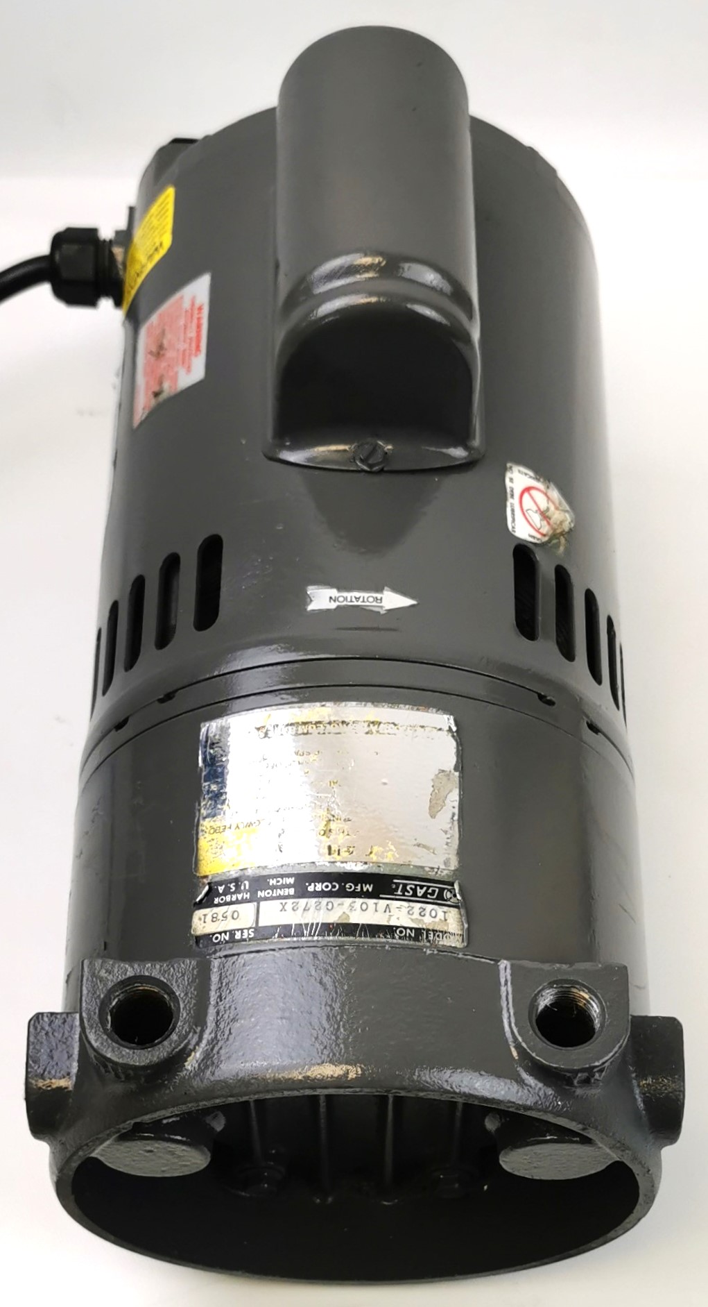 Used Gast 1022-V103-G272X Vacuum Pump (5cfm)