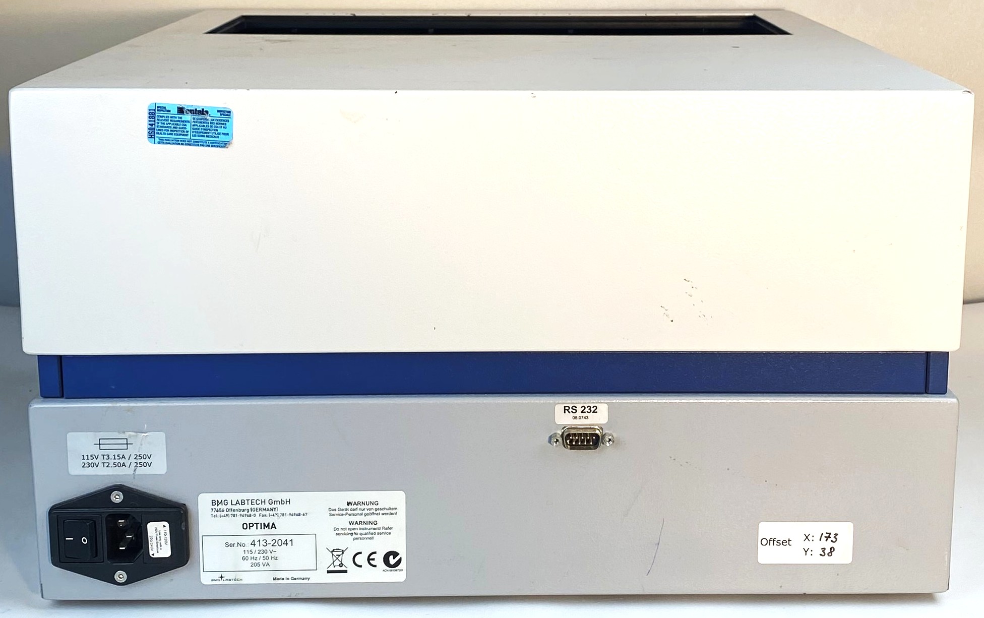 Used BMG Labtech POLARstar OPTIMA Microplate Reader