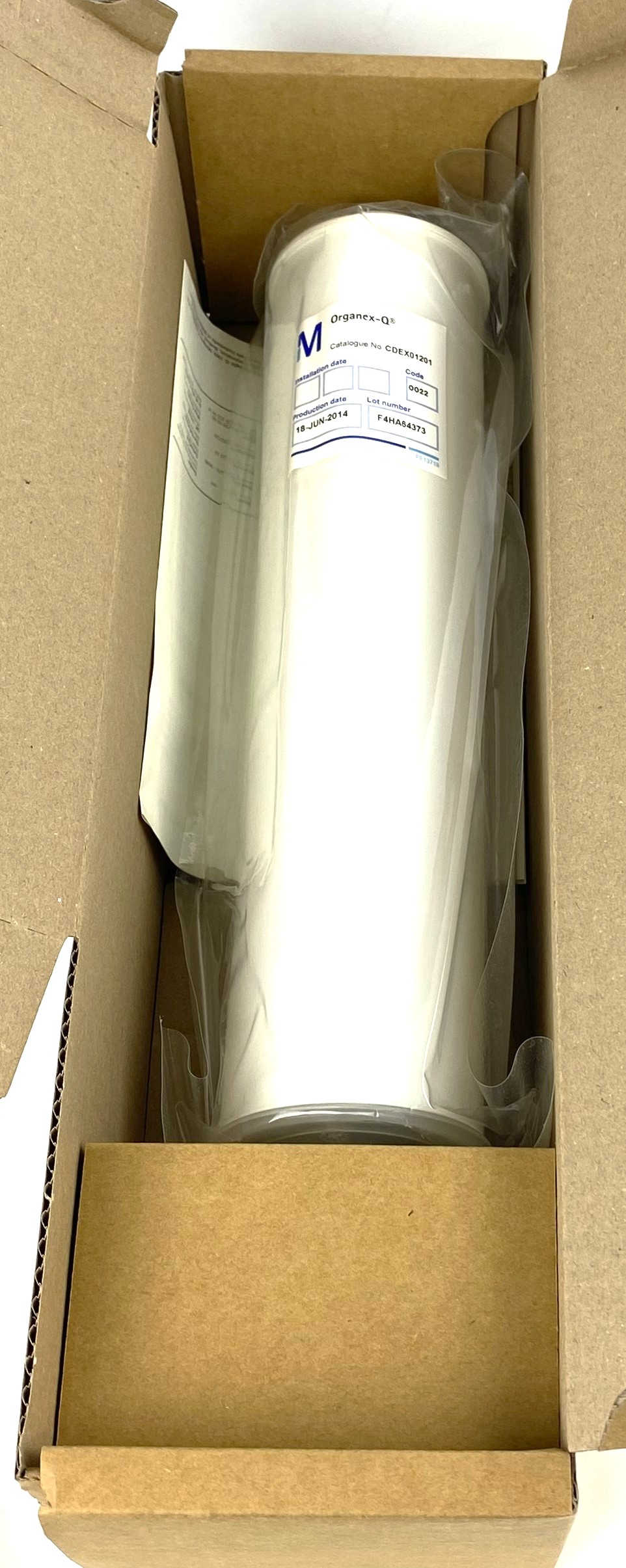 New Open Box Millipore Organex-Q Filter Cartridge