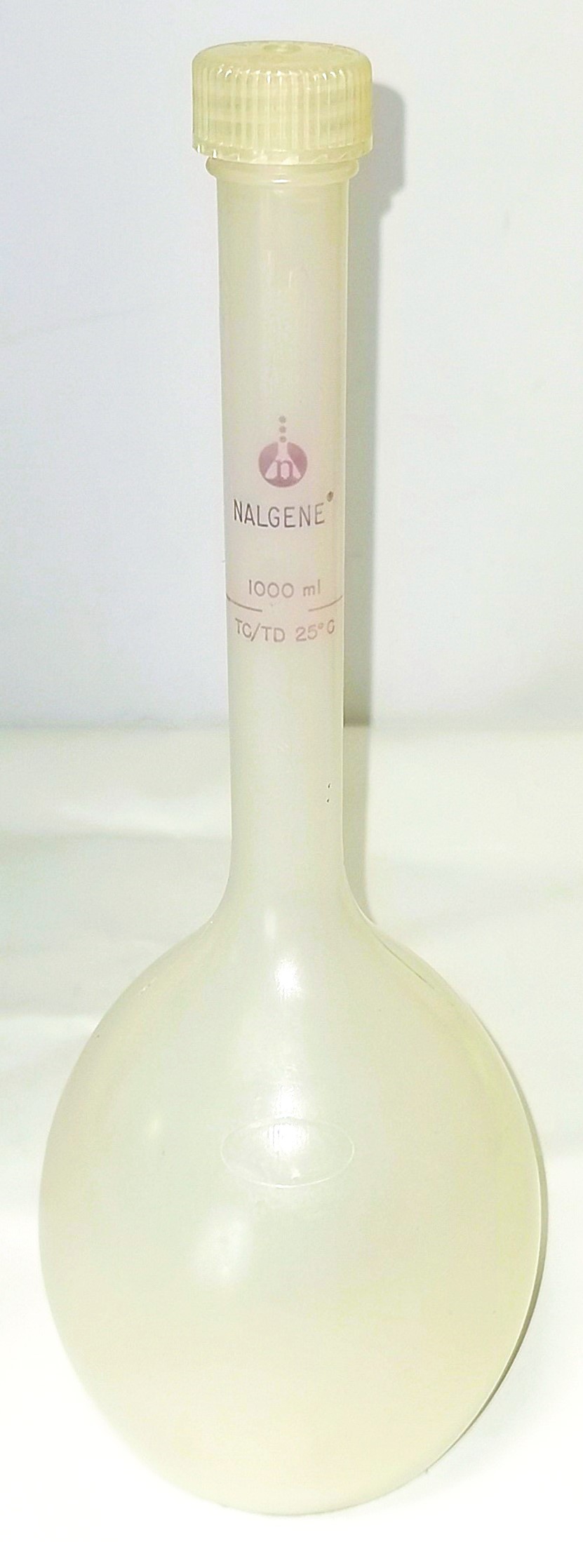 Used Lot of 40 Nalgene 4000 Polypropylene Volumetric Flasks - Various Volumes