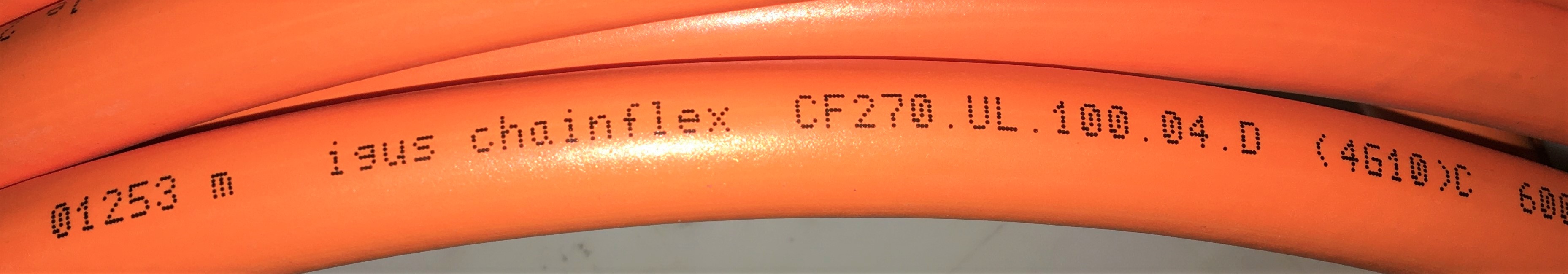 New Open Box Igus Chainflex CF270UL-D PUR 10 AWG 4C Control Cable (Set of 5)