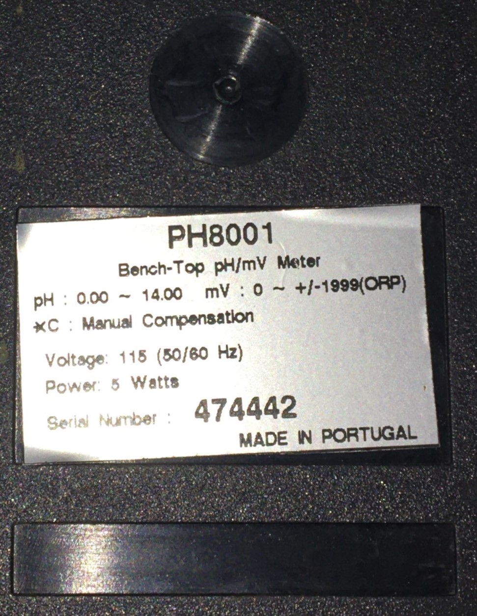 Used Sargent-Welch PH8001 pH Meter