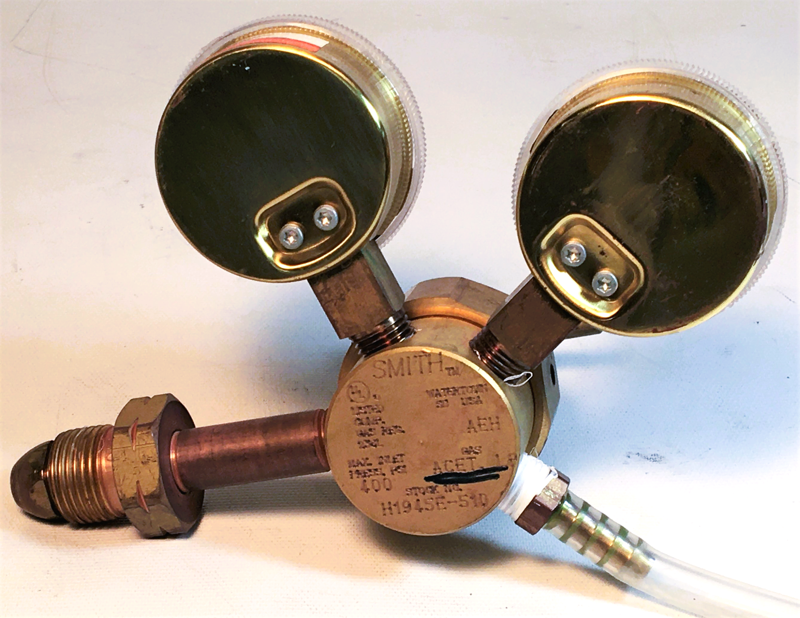 Used Smith H1945E-510 Acetylene Regulator (CGA 510)