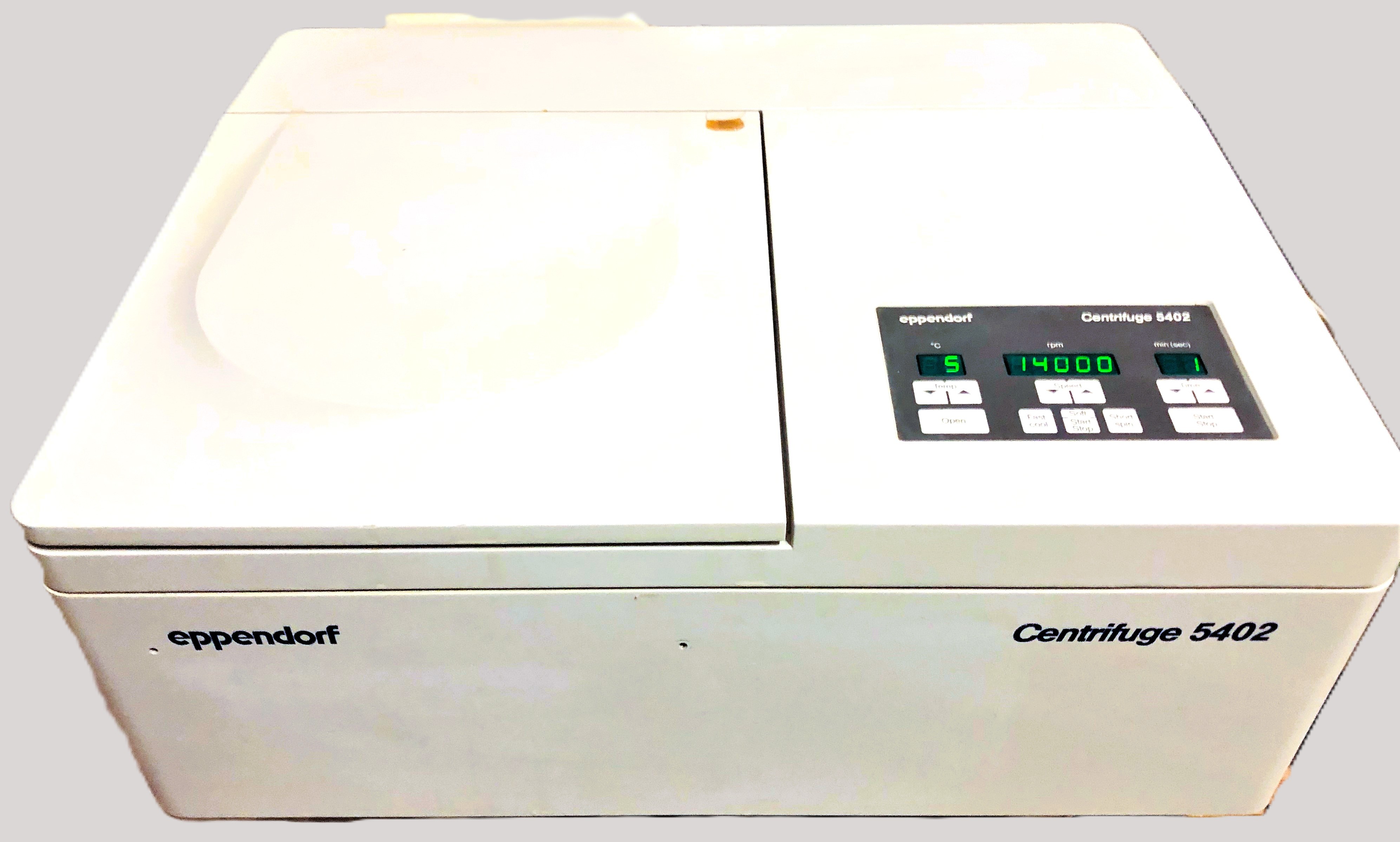 Used Eppendorf 5402 Refrigerated Microcentrifuge with FA-45-18-11 Rotor (18 x 1.5/2mL)
