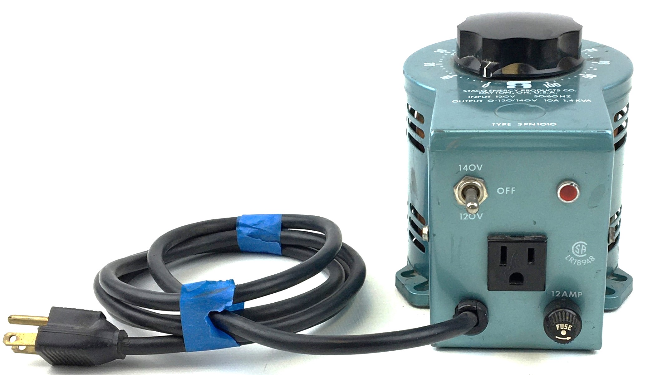 Used Staco 3PN1010 Variable Autotransformer