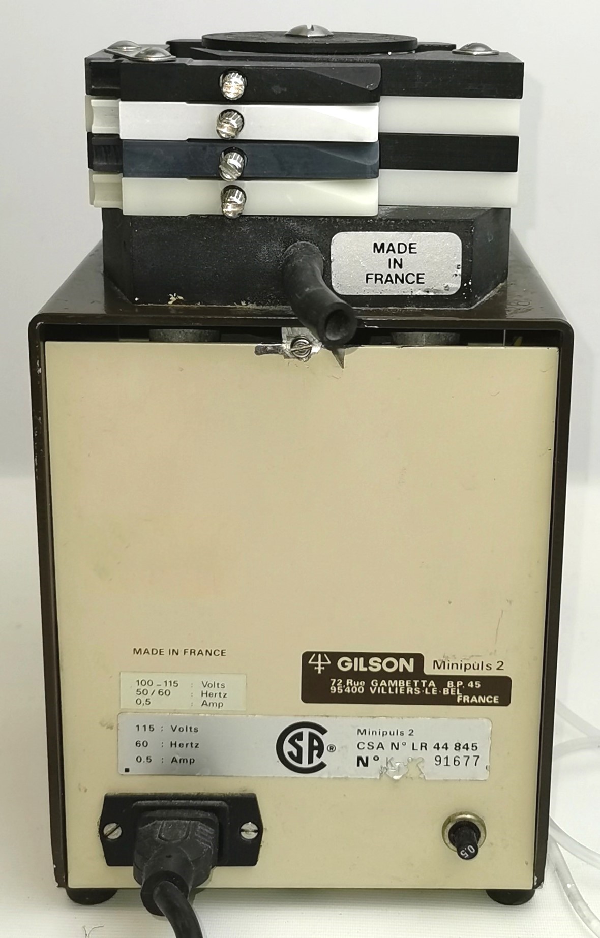 Used Gilson Minipuls 2 Peristaltic Pump