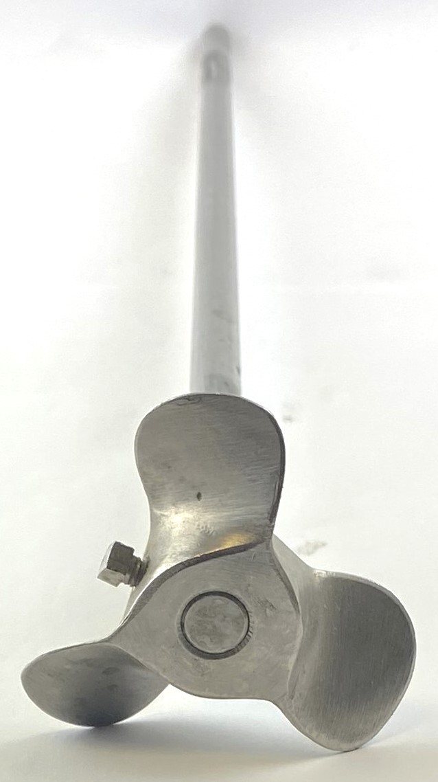 Used Stainless Steel Axial Flow Pitched Blade Impeller