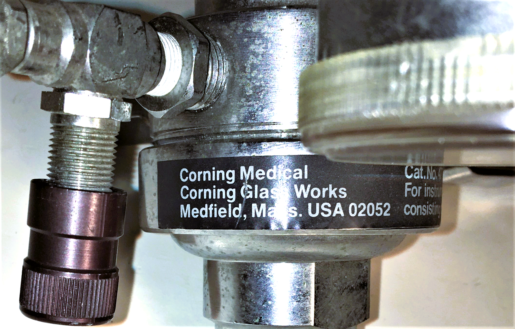 Used Corning 477422 Dual Stage Pressure Regulator