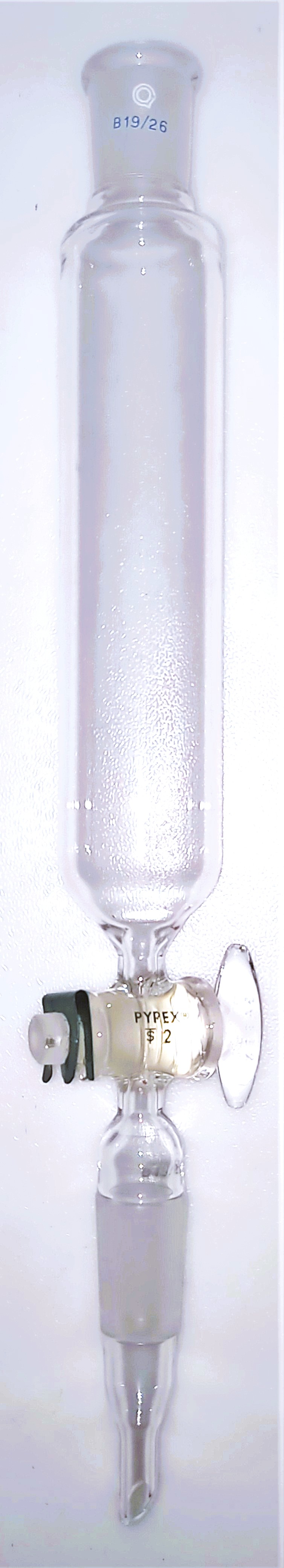 Used QuickFit D1/22 100mL Dropping Funnel with Glass Stopcock