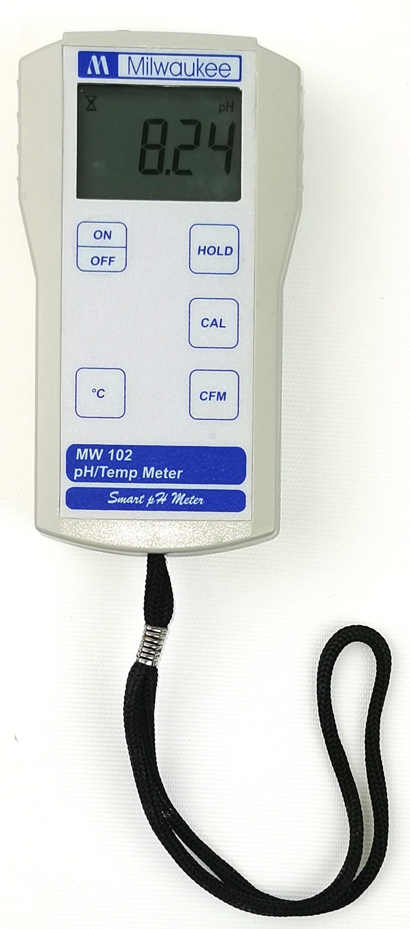 Used Milwaukee MW 102 Portable pH-Temperature Meter