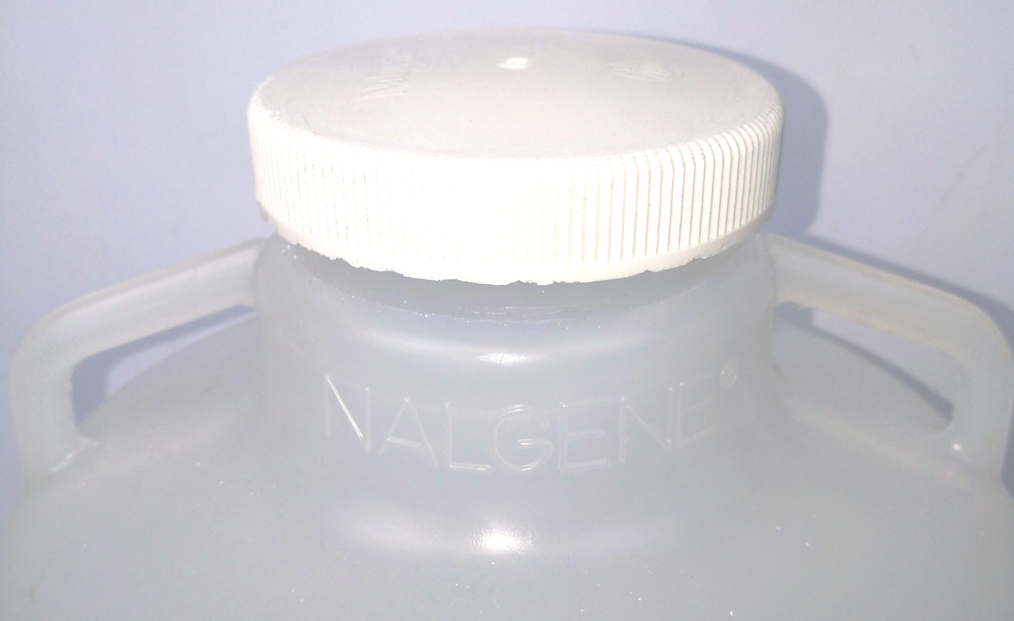 Used Nalgene 2235-0020 Wide-Mouth Round 10L Carboy with Handles