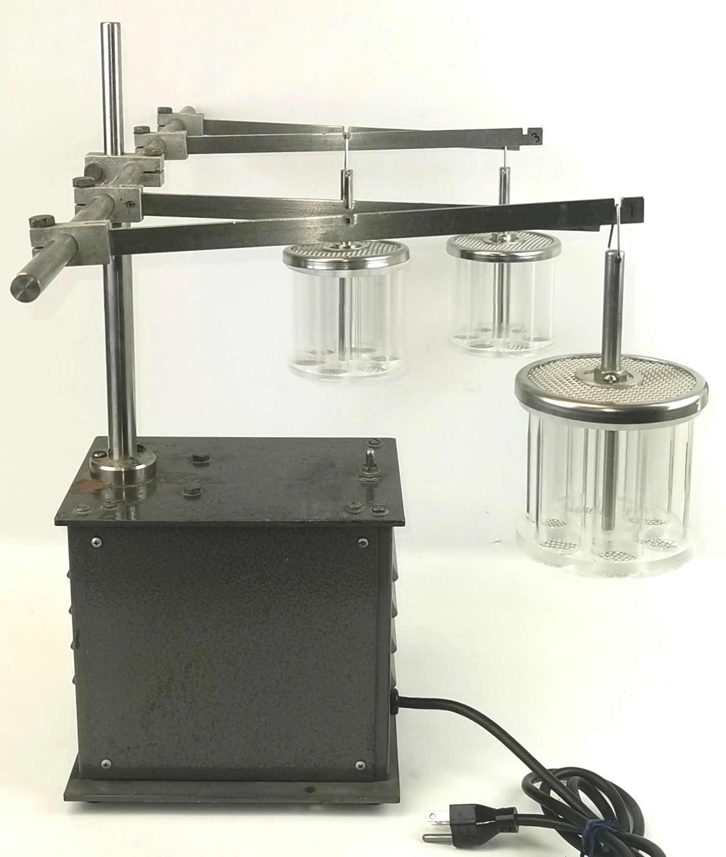 Used Vankel Vanderkamp 71C-104C-12 Tablet Disintegration Tester with Accessories