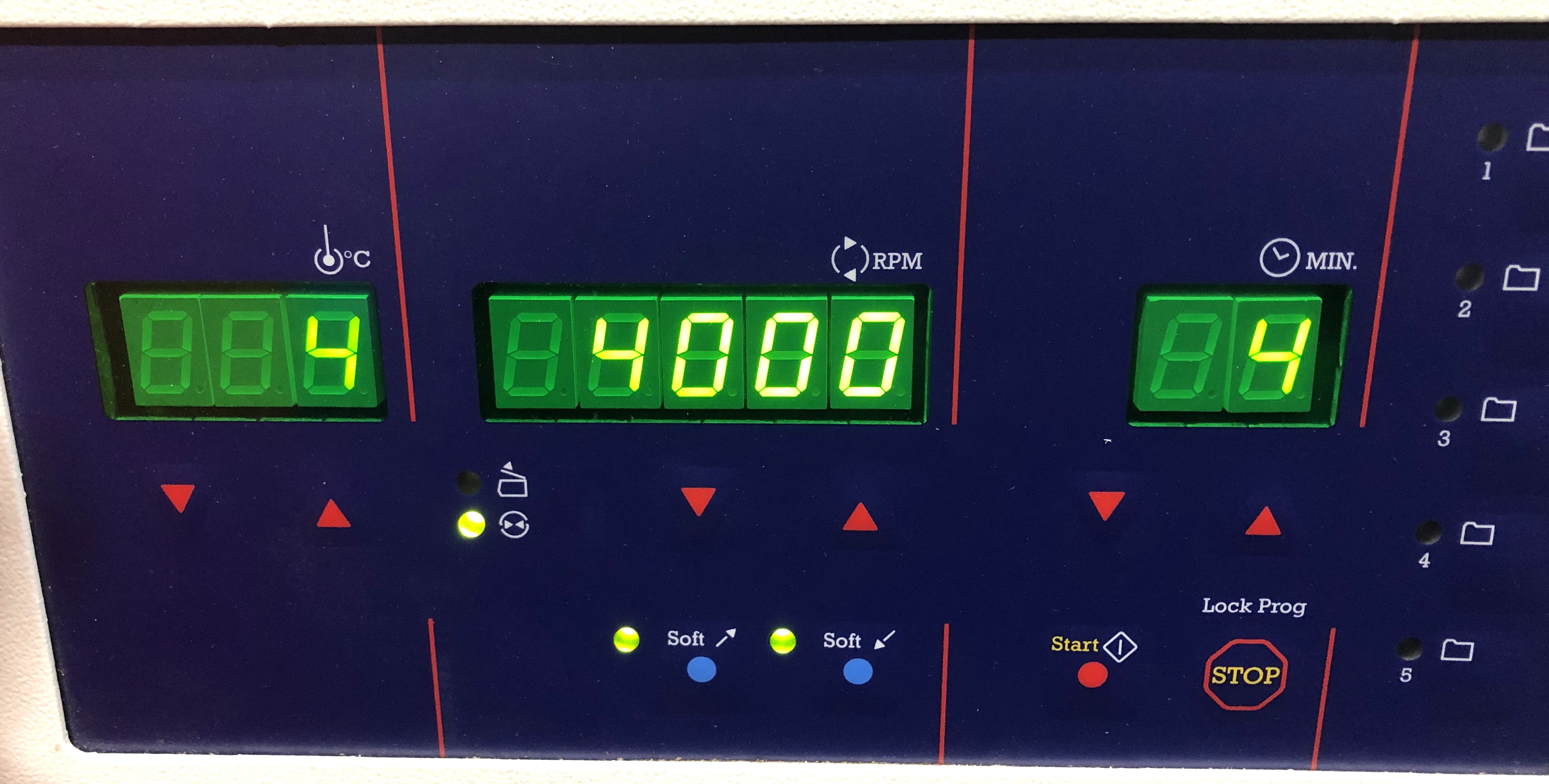 Used Precision Durafuge 200R Refrigerated Centrifuge with Rotor and Accessories - 4 x 190mL