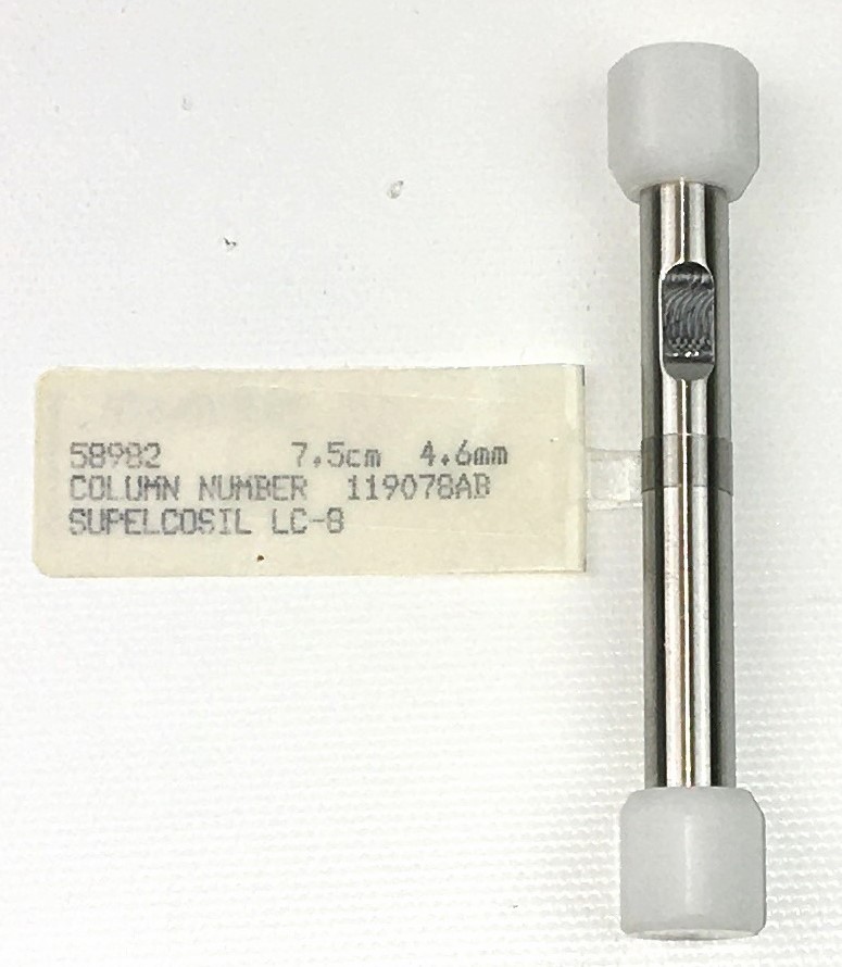 New Open Box Supelco Supelcosil LC-8-DB (58982) LC Column (7.5 cm × 4.6 mm x 3µm)