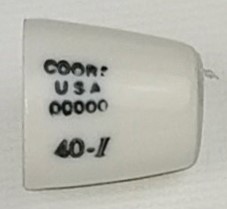 New Open Box CoorsTek 60101 Porcelain High-Form Crucible - 1.3mL