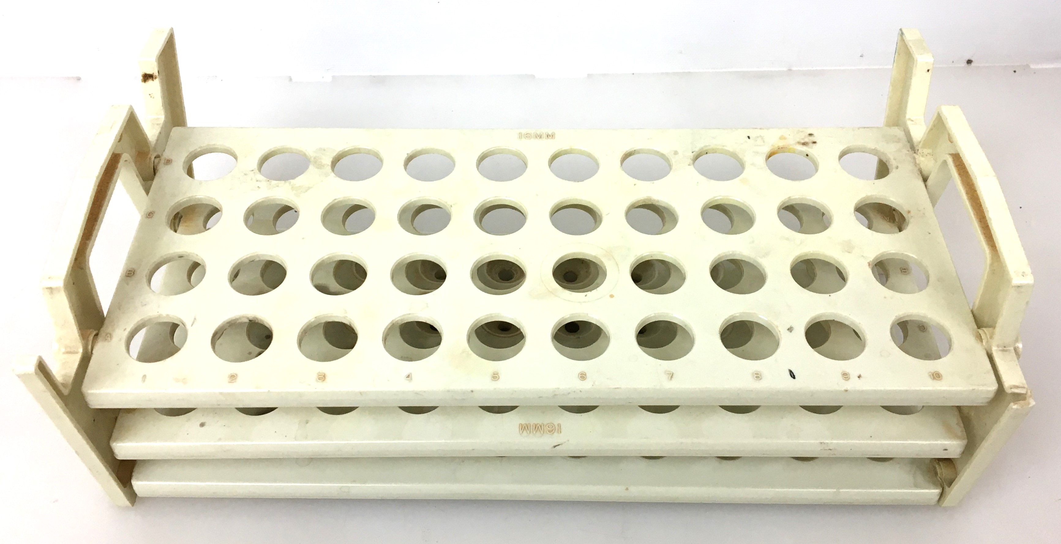 Used Nalgene 5935-0016 Test Tube Slant Rack - 40 x 16mm