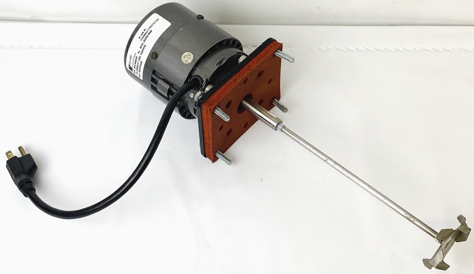 Used AO Smith JB2RO16K Fixed-Speed Overhead Stirrer with Impeller