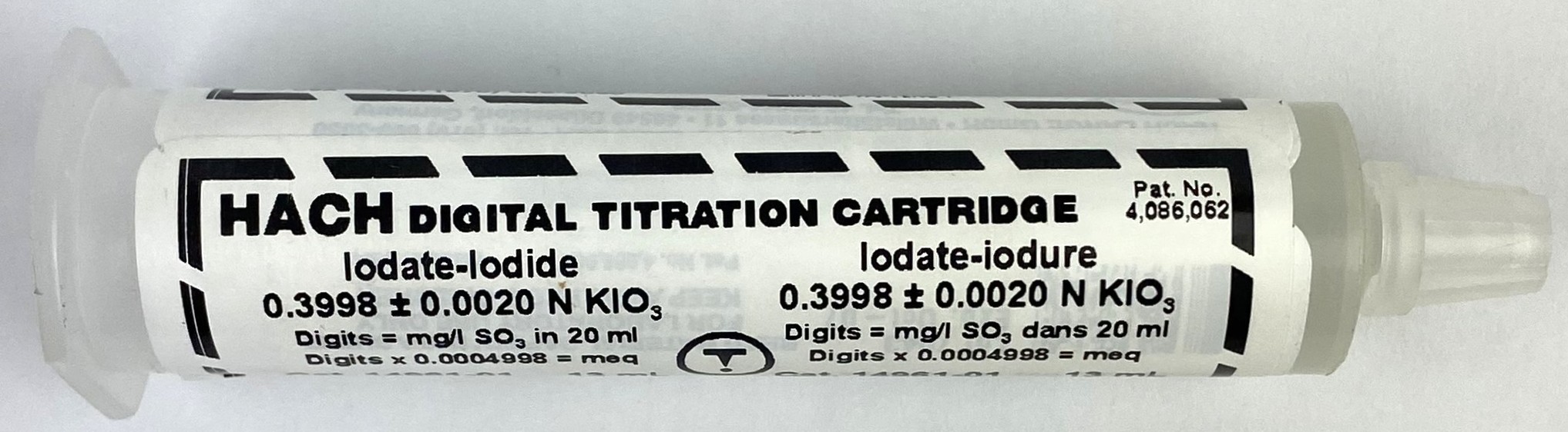 Used Hach 16900-08 Digital Titrator with SU-DT Sulfite Test Kit