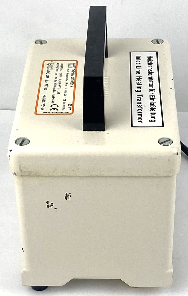 Used BLOCK BV 0770891F Inlet Line Heating Transformer
