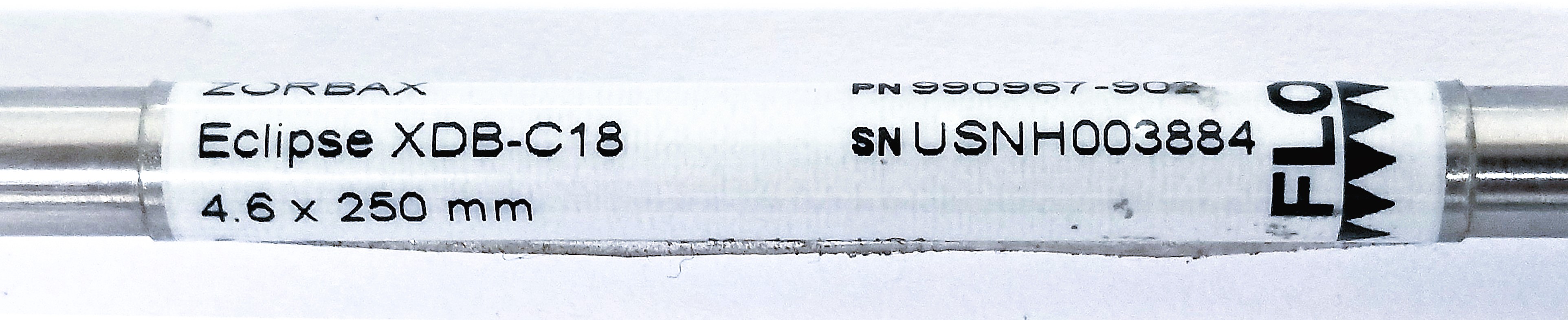 Used Agilent Zorbax XDB-C18 LC Column (25 cm × 4.6 mm x 5µm)