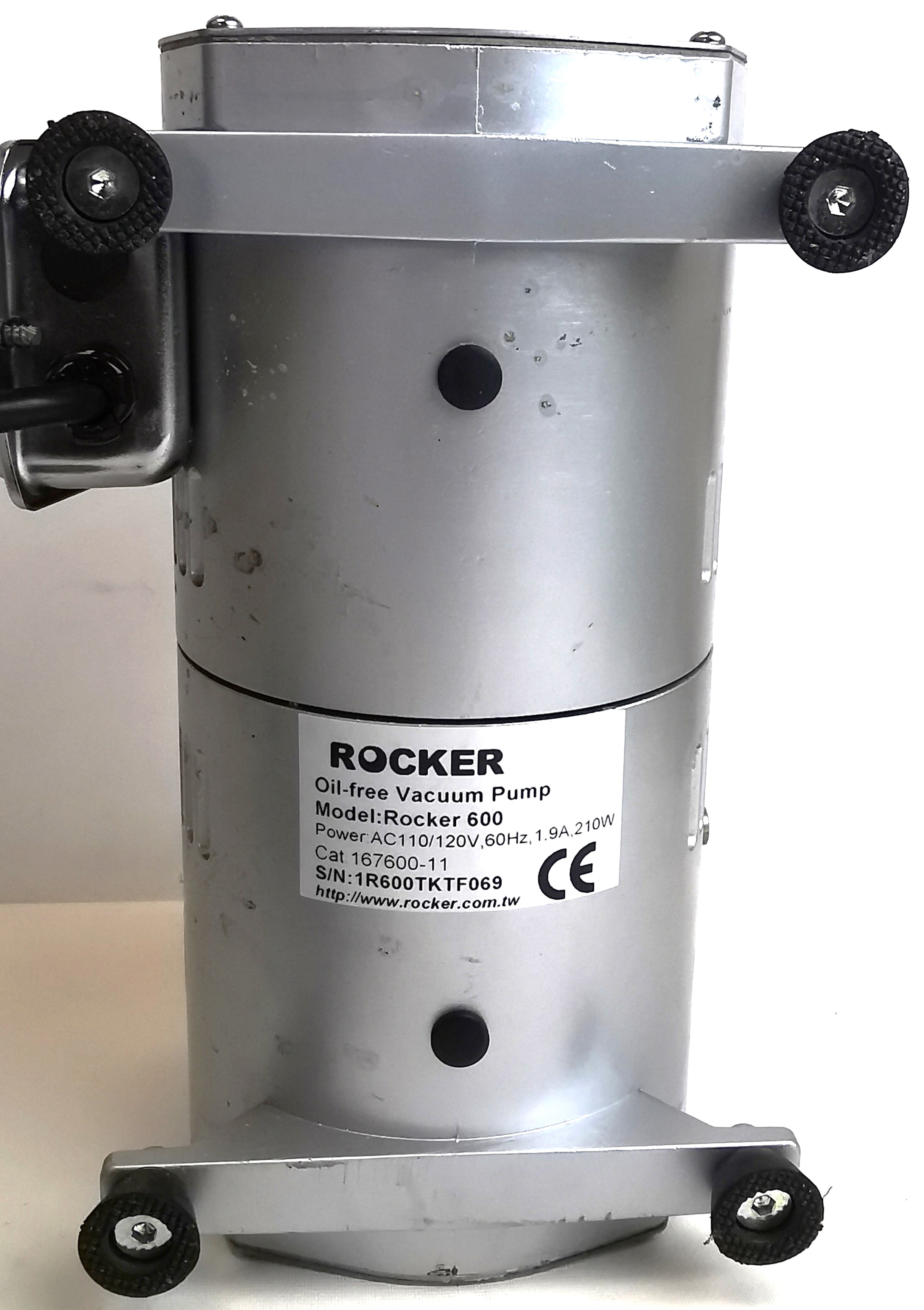 Used Rocker 600 Oil-Free Vacuum Pump (25.6"Hg)