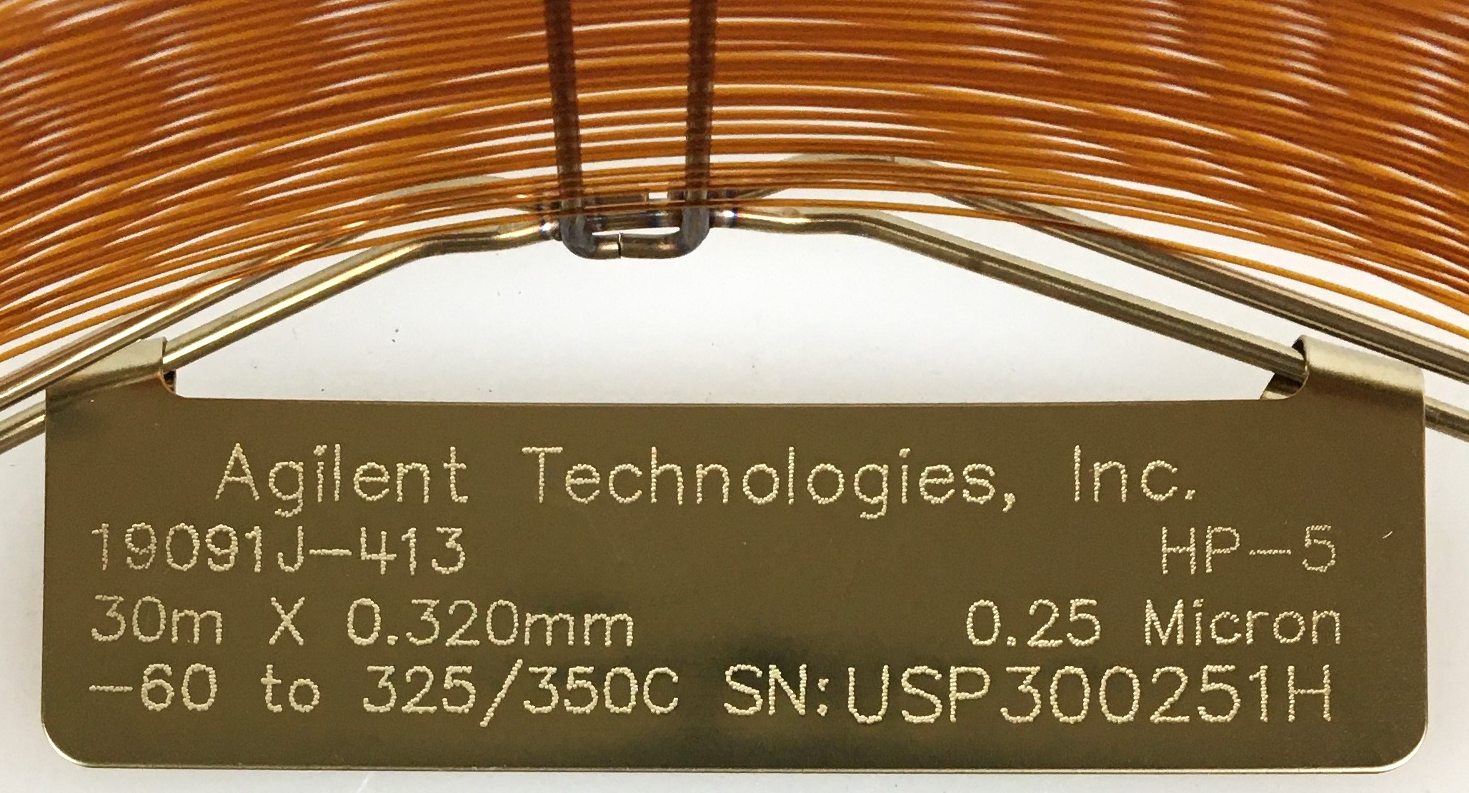 Used Agilent HP-5 (19019J-413) Capillary Column (30M x 0.32mm x 0.25µm)