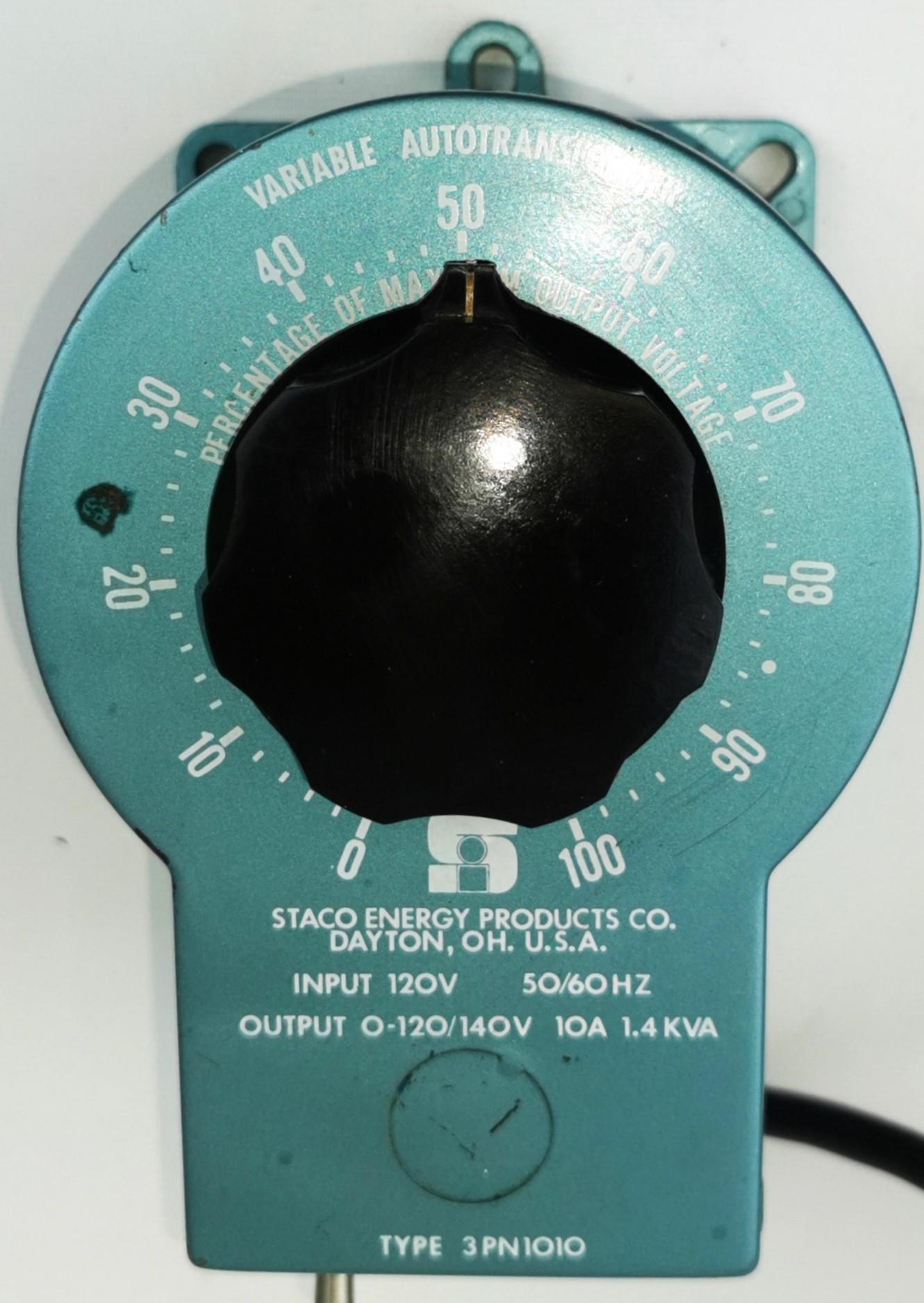 Used Staco 3PN1010 Variable Autotransformer