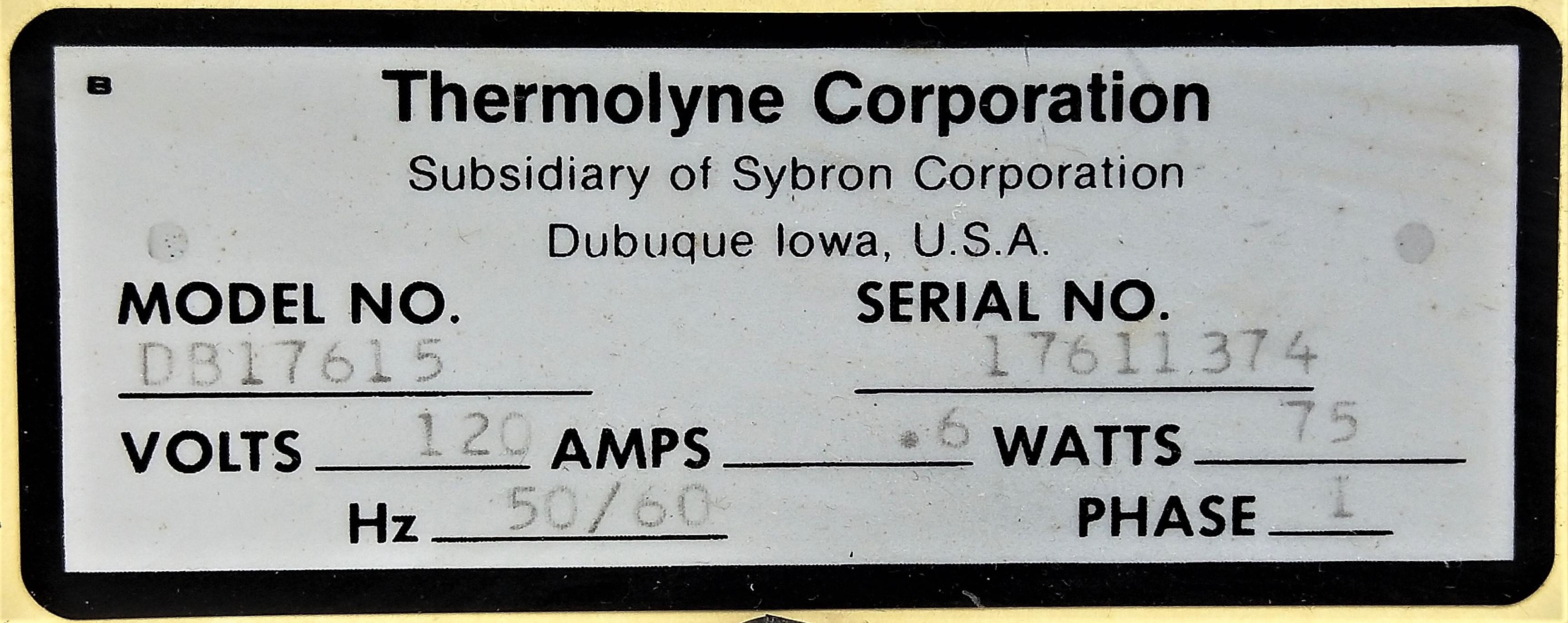 Used Thermolyne Type 17600 Dri-Bath Heater for COD Digestion