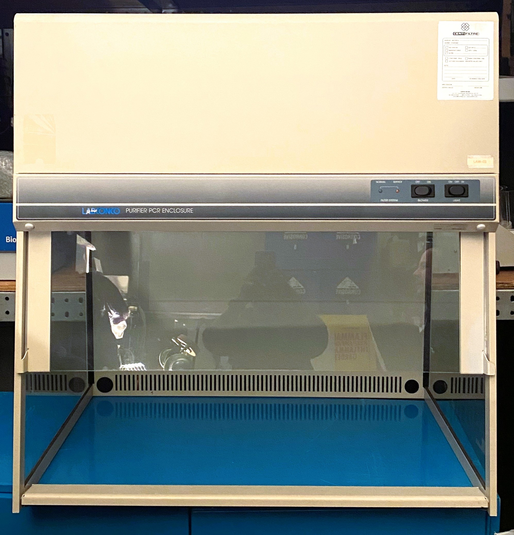 Used Labconco Purifier 3750002 PCR Enclosure